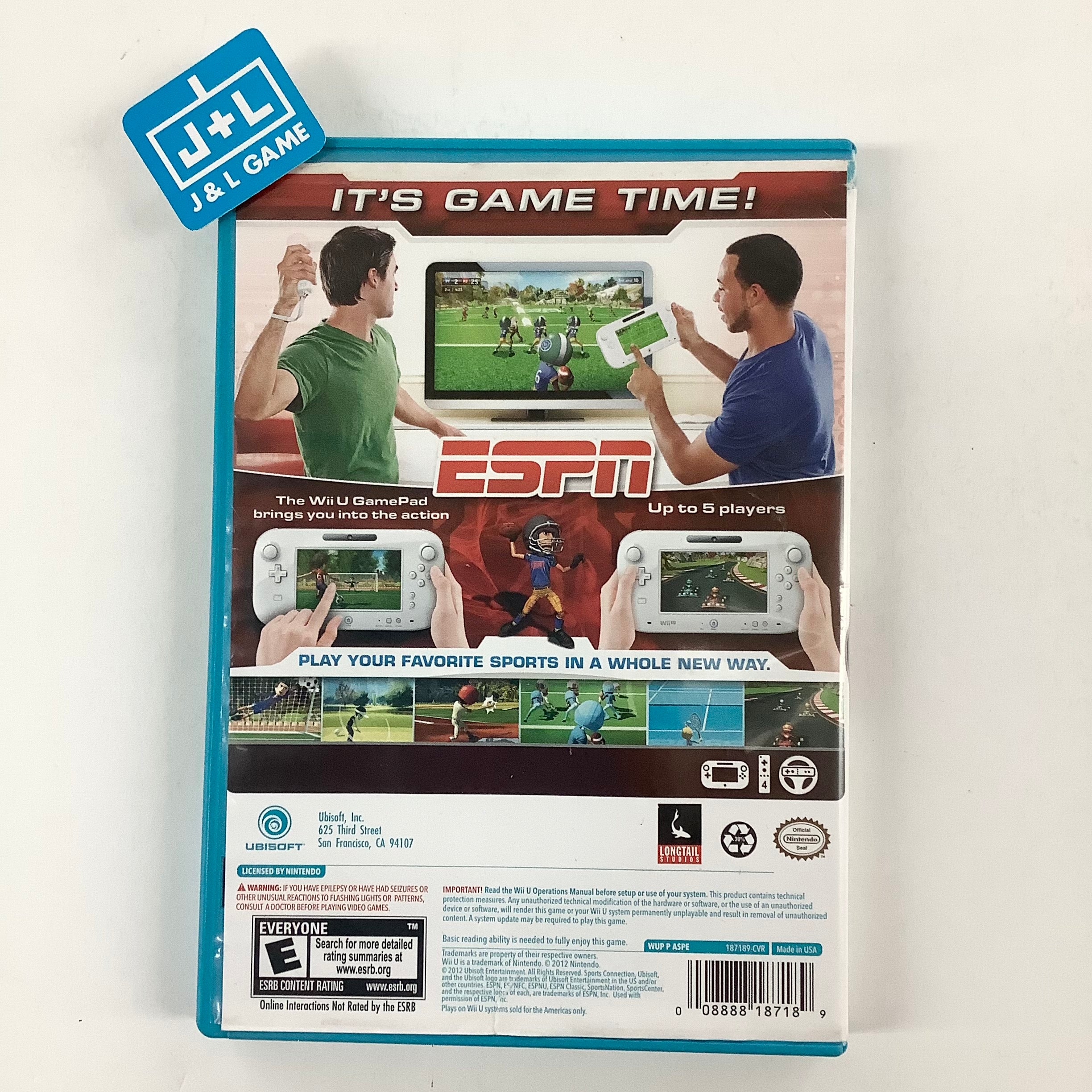 ESPN Sports Connection - Nintendo Wii U [Pre-Owned] Video Games Ubisoft   