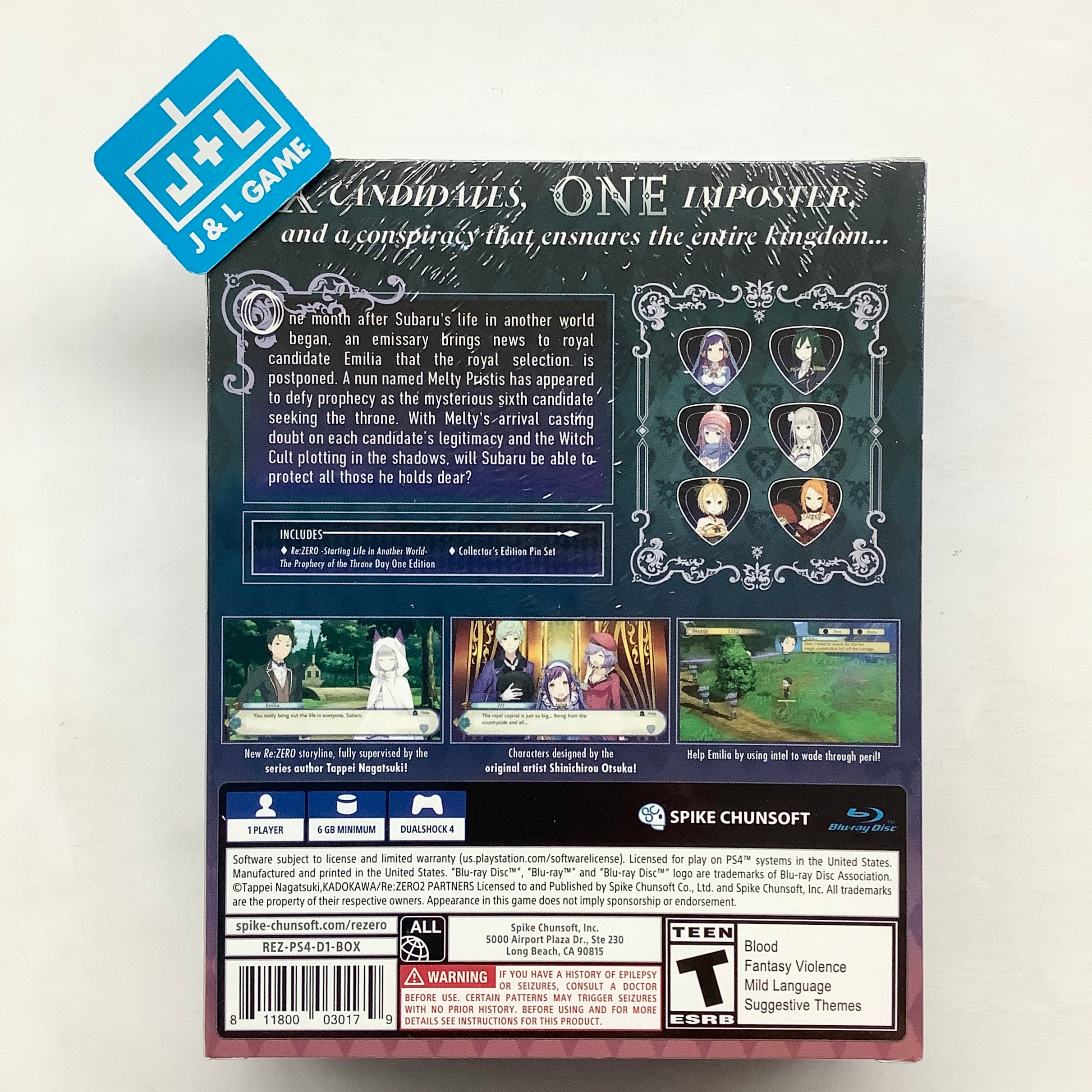 Re:ZERO – The Prophecy of the Throne (Day One Edition) – (PS4