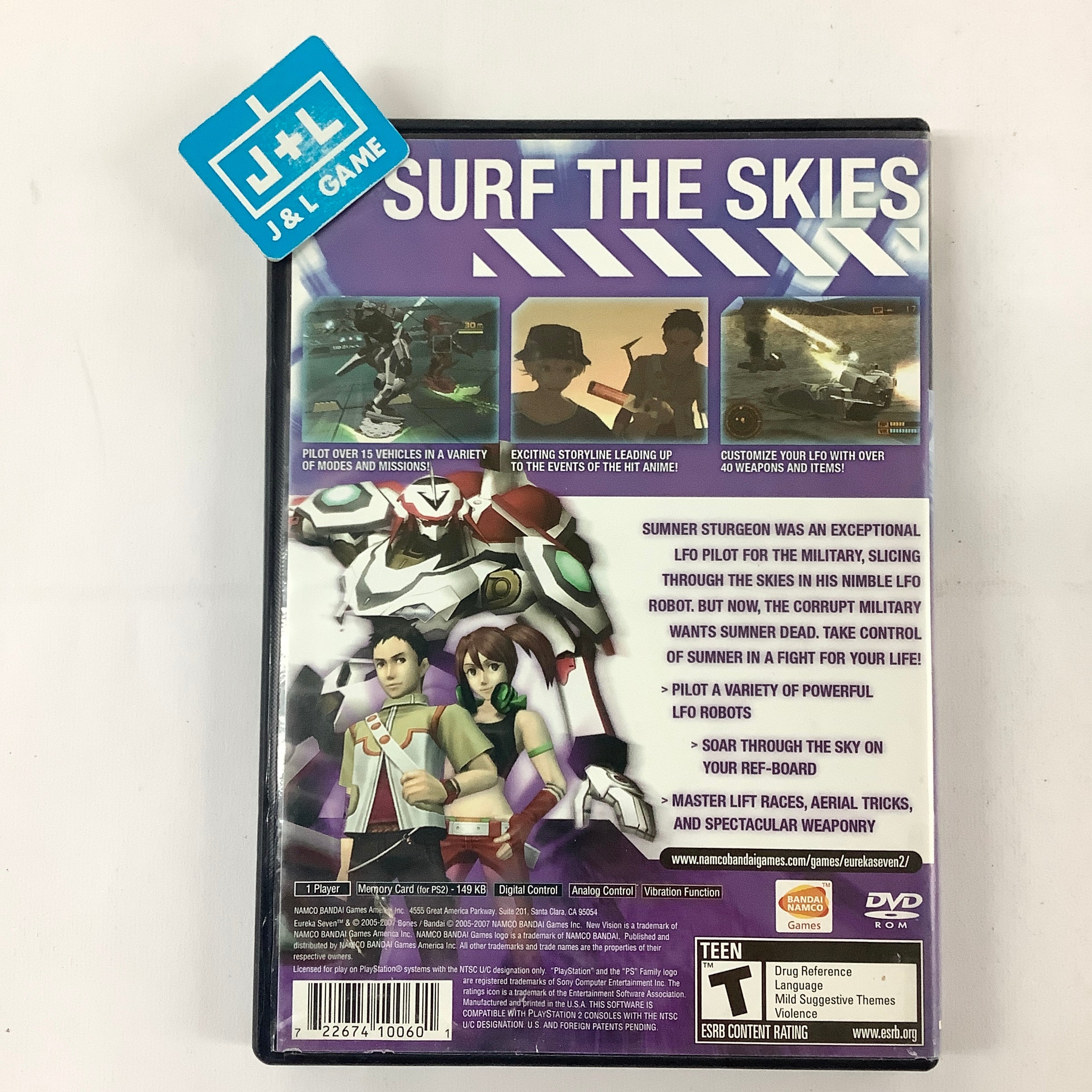 Eureka Seven Vol. 2: The New Vision - (PS2) PlayStation 2 [Pre-Owned] Video Games Bandai   