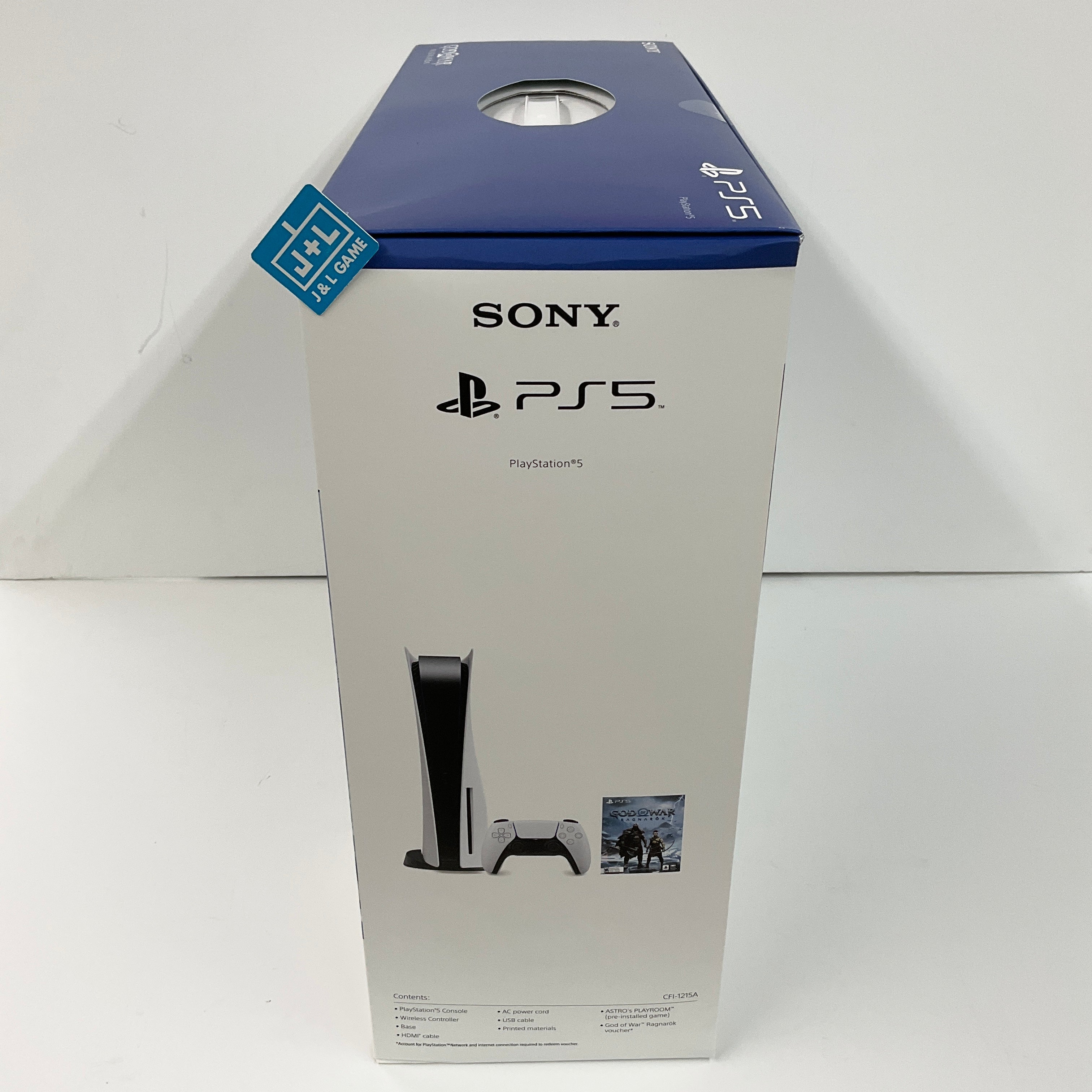 SONY PlayStation 5 Disc Edition Console (God of War Ragnarok Bundle) (Model CFI-1215A) - (PS5) PlayStation 5 Video Games PlayStation   