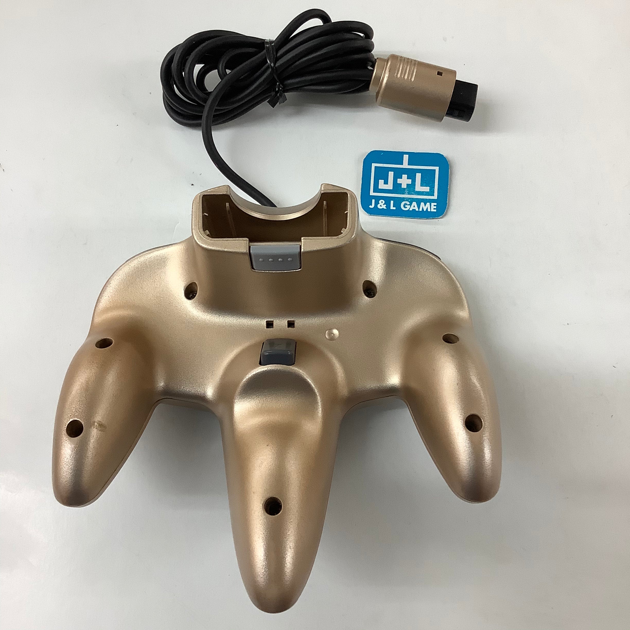 Nintendo 64 Controller (Gold) - (N64) Nintendo 64 [Pre-Owned] Accessories Nintendo   