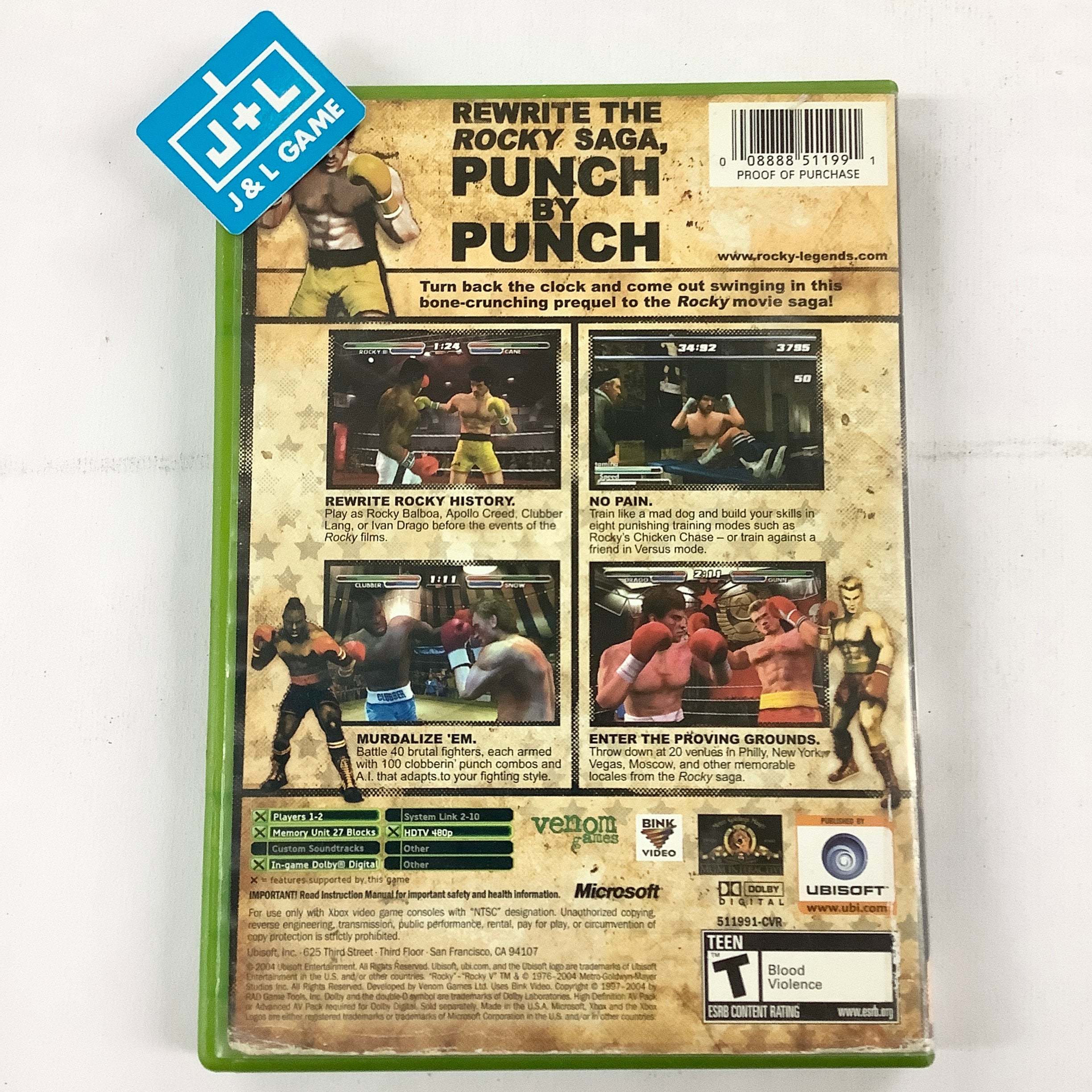 Rocky: Legends - (XB) Xbox [Pre-Owned] Video Games Ubisoft   