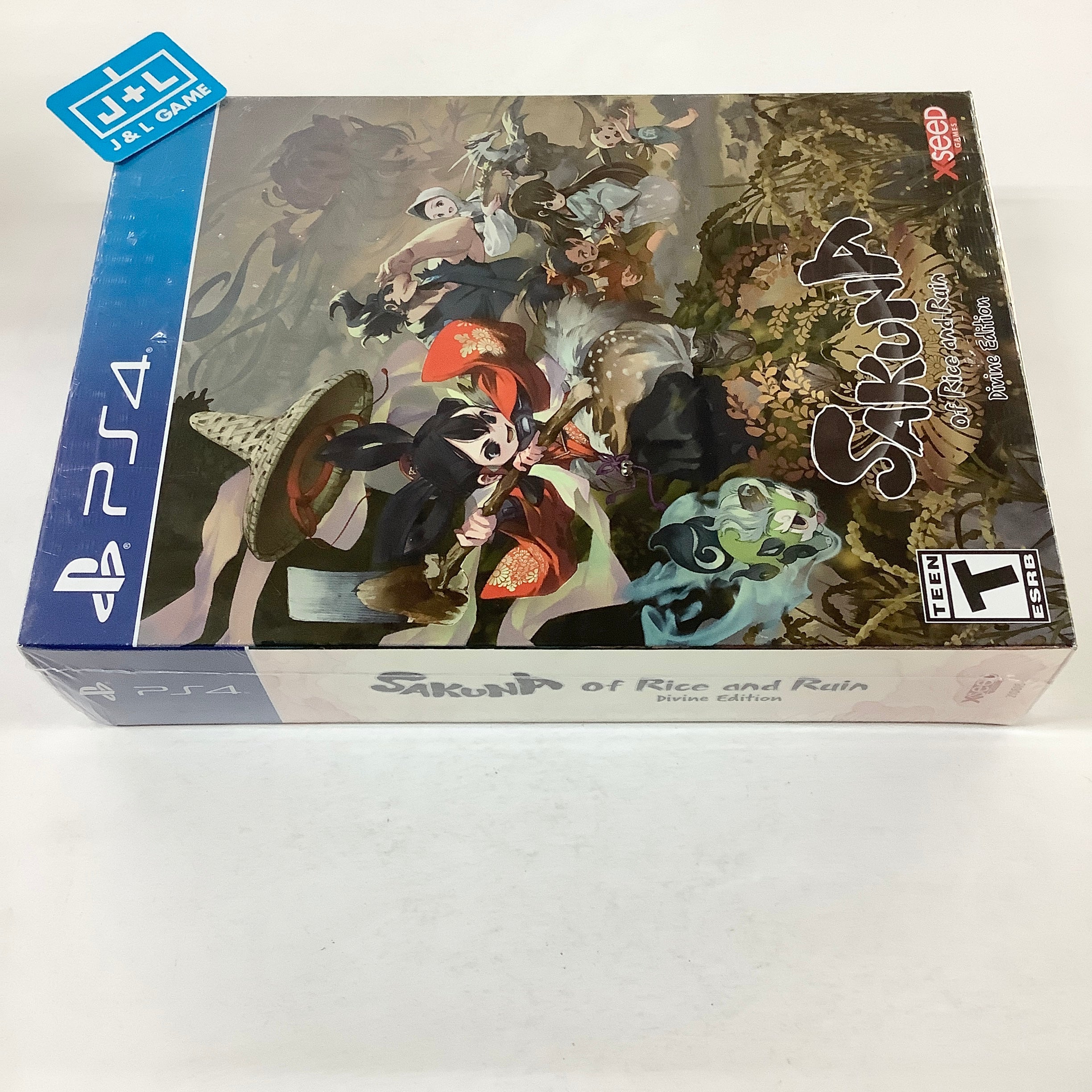 Sakuna: of Rice and Ruin Divine Edition - (PS4) PlayStation 4 Video Games Xseed   