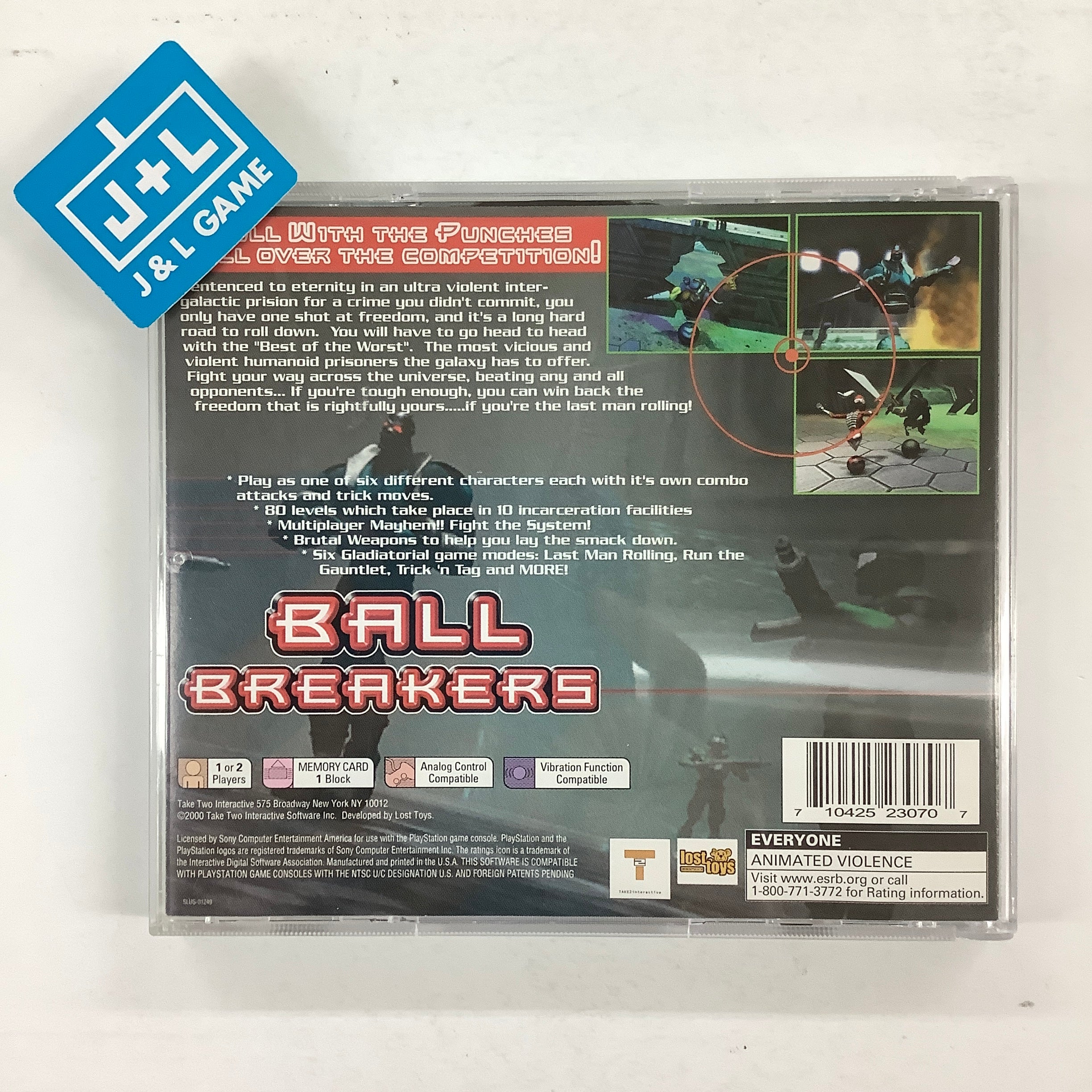 Ball Breakers - (PS1) PlayStation 1 [Pre-Owned] Video Games Take-Two Interactive   