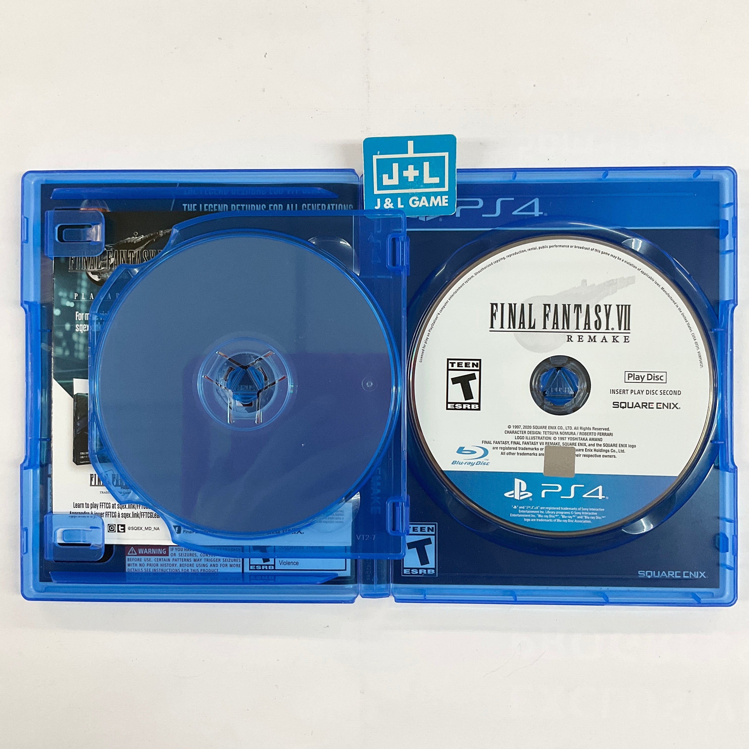 Final Fantasy VII: Remake - (PS4) PlayStation 4 [Pre-Owned] Video Games J&L Game   