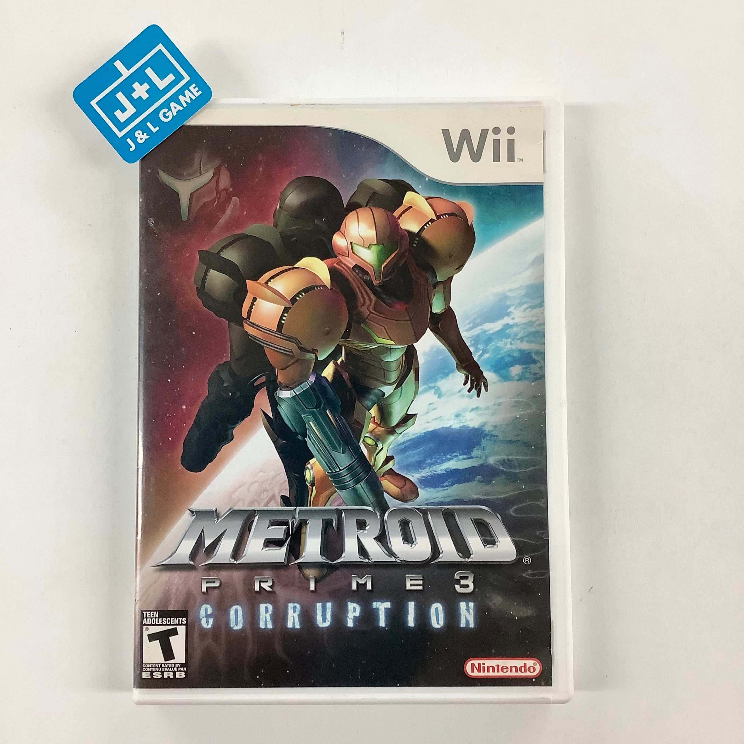 Metroid Prime 3: Corruption - Nintendo Wii [Pre-Owned] Video Games Nintendo   