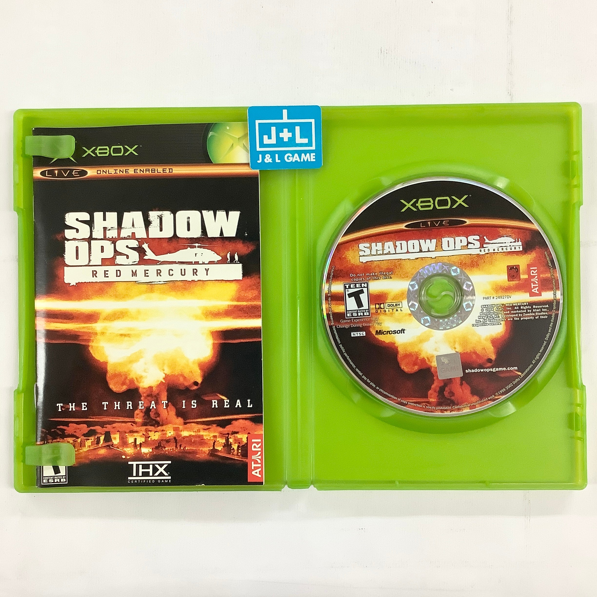 Shadow Ops: Red Mercury - (XB) Xbox [Pre-Owned] Video Games Atari SA   