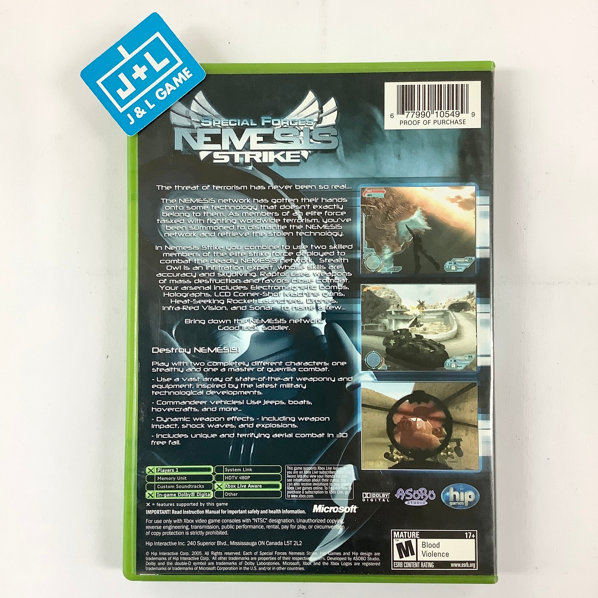 Special Forces Nemesis Strike (XB) Xbox [PreOwned] J&L Video