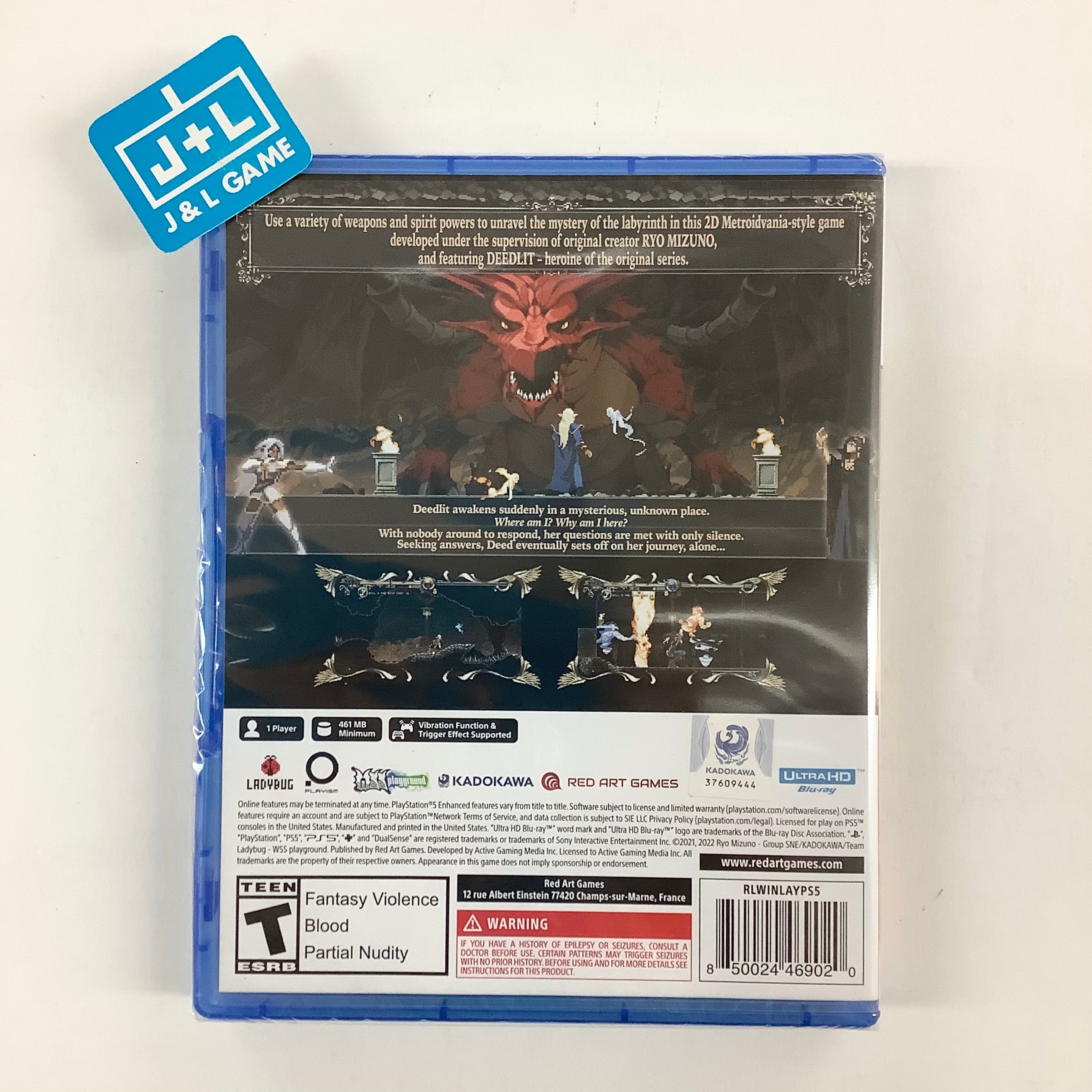 Record of Lodoss War: Deedlit in Wonder Labyrinth - (PS5) PlayStation 5 Video Games Red Art Games   