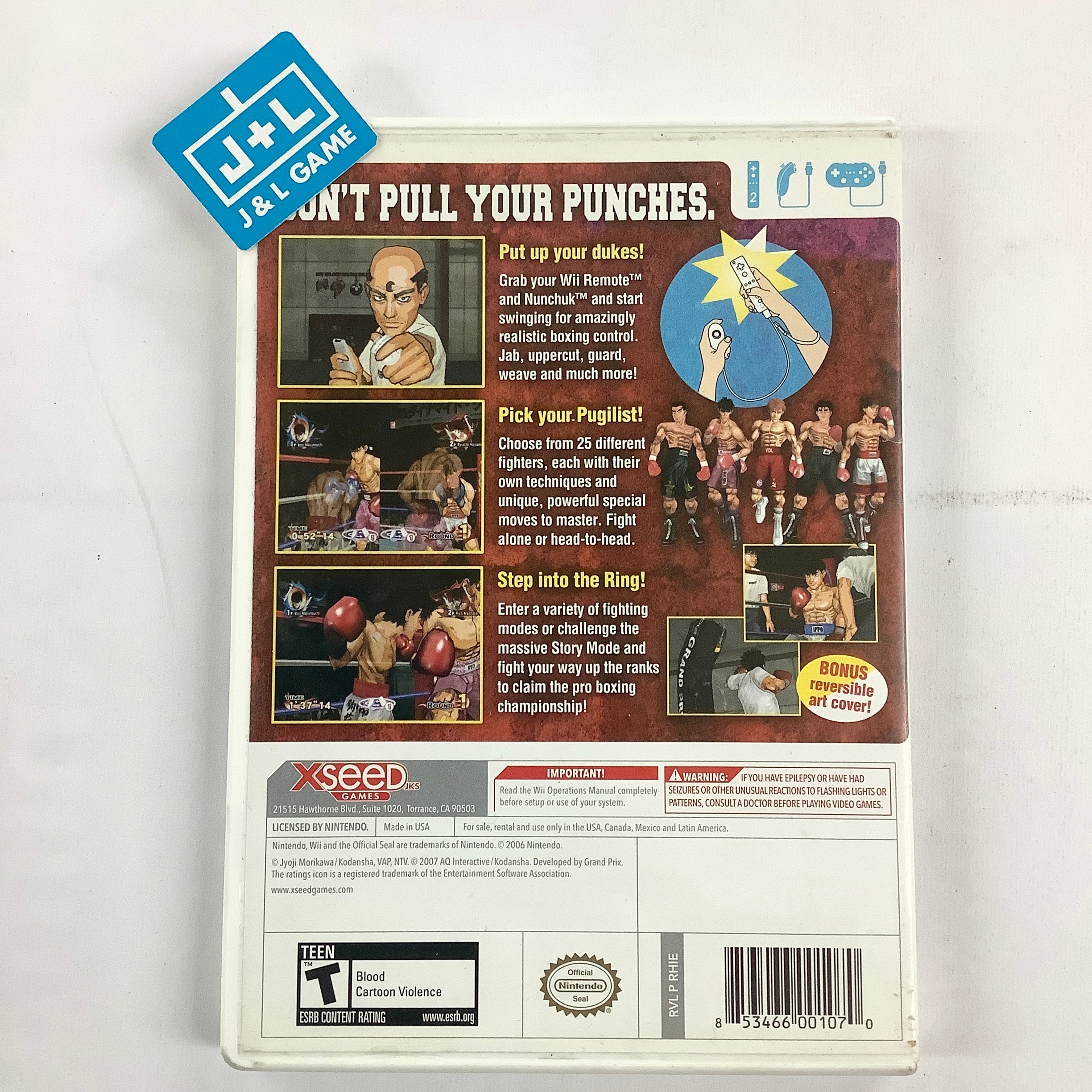Victorious Boxers: Revolution - Nintendo Wii [Pre-Owned] Video Games XSEED Games   