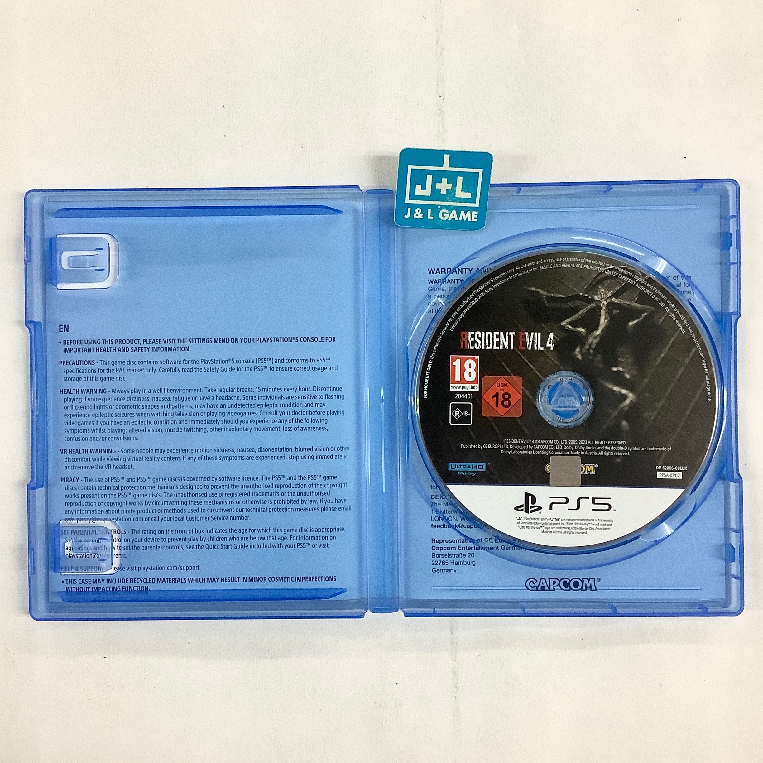 Resident Evil 4 - (PS5) PlayStation 5 [Pre-Owned] (European Import) Video Games Capcom   