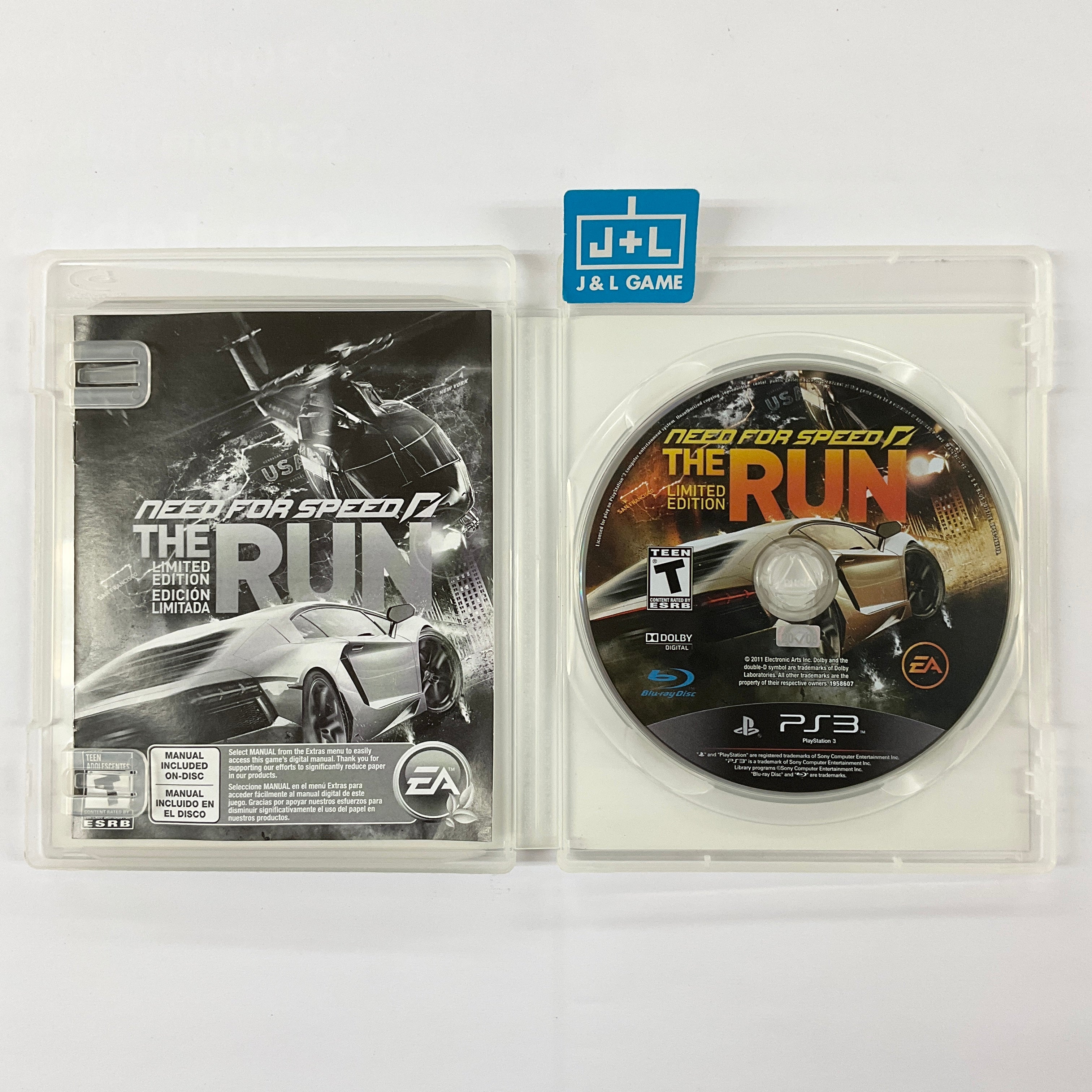 Need for Speed: The Run - (PS3) Playstation 3 [Pre-Owned] Video Games Electronic Arts   