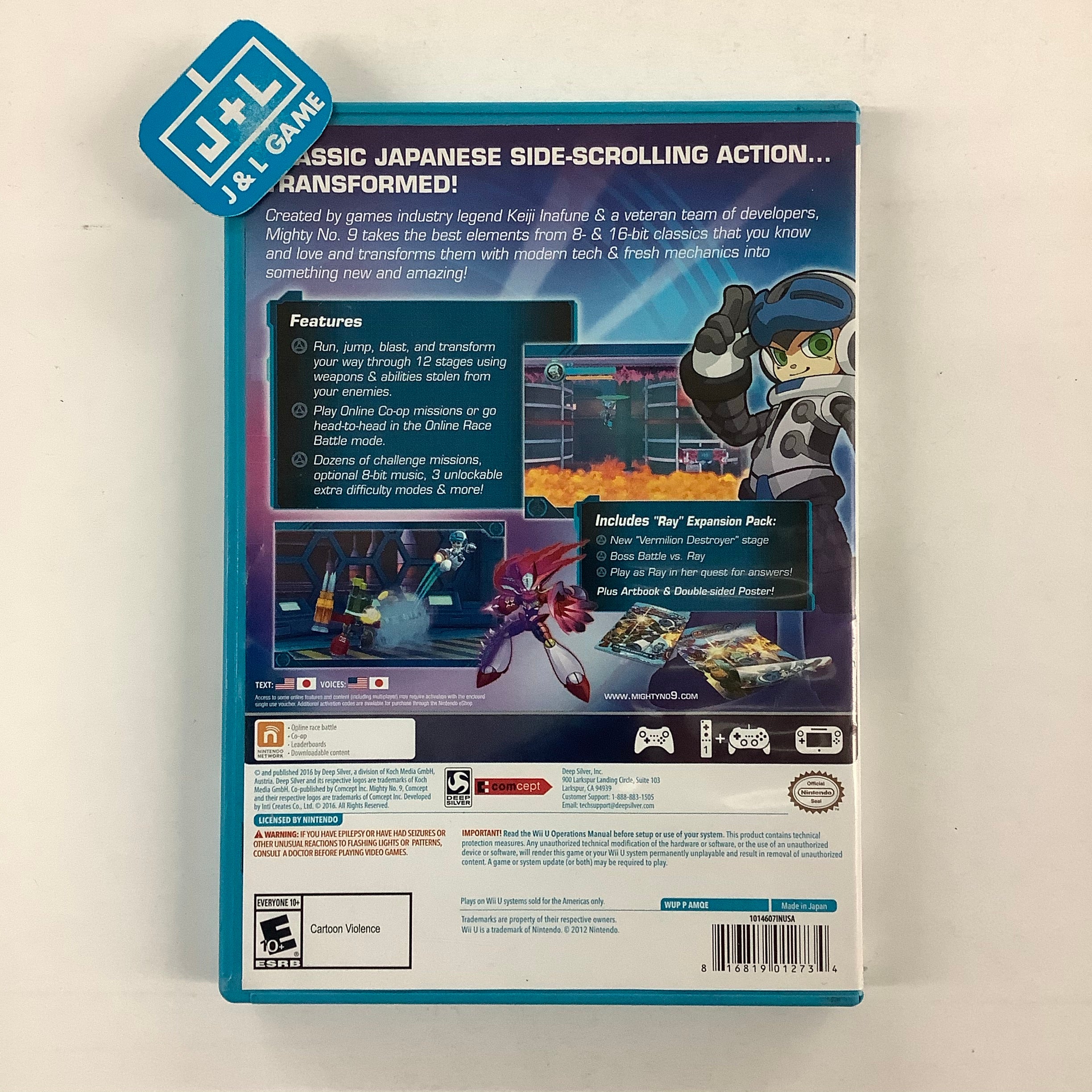 MIGHTY NO. 9 - Nintendo Wii U [Pre-Owned] Video Games Classic Officials   