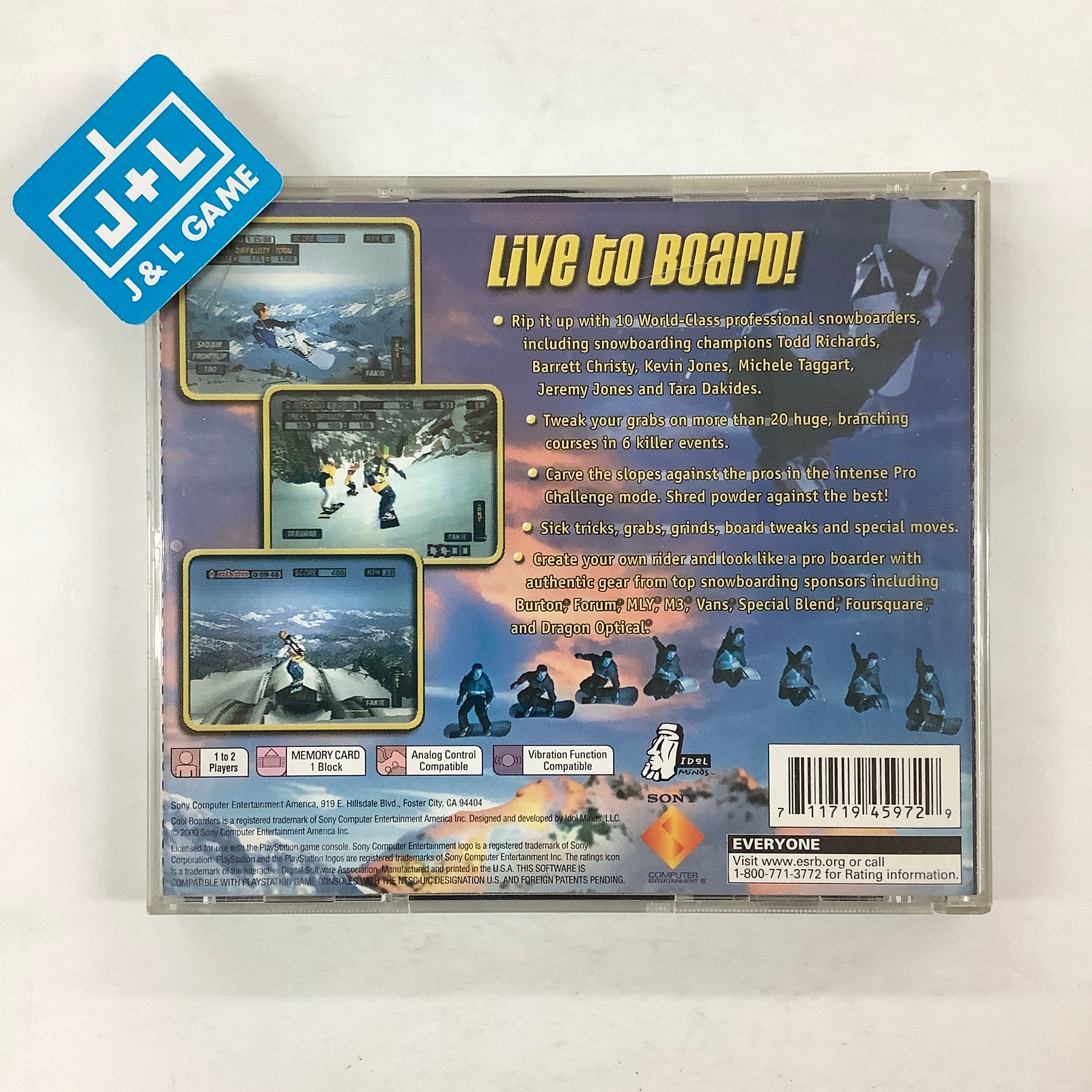 Cool Boarders 2001 - (PS1) PlayStation 1 [Pre-Owned] Video Games SCEA   