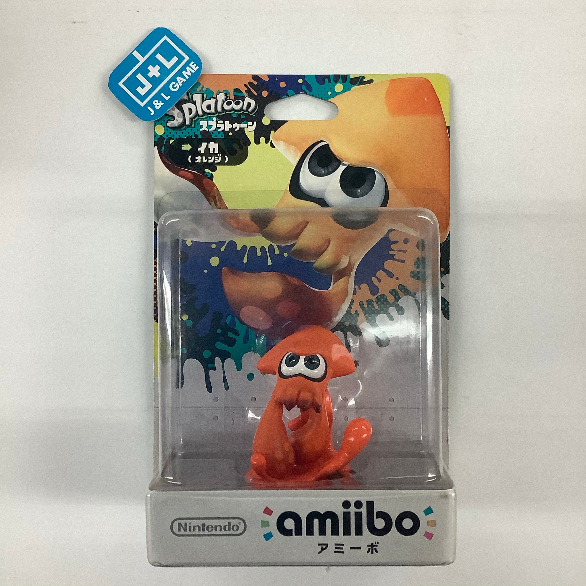 Inkling Squid (Orange) (Splatoon series) - Nintendo WiiU Amiibo (Japanese Import) Amiibo Nintendo   