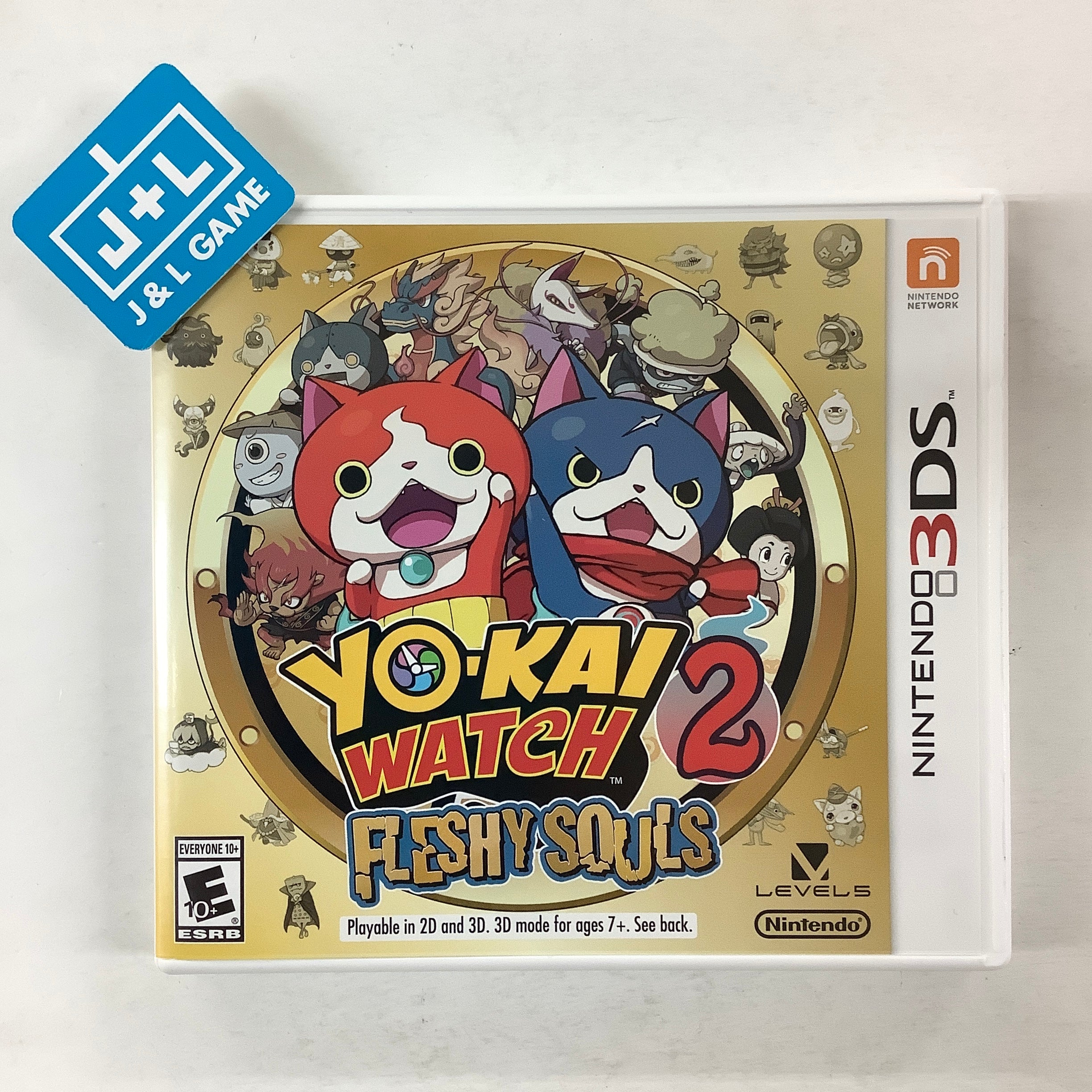 Yo-kai Watch 2: Fleshy Souls - Nintendo 3DS [Pre-Owned] Video Games Nintendo   