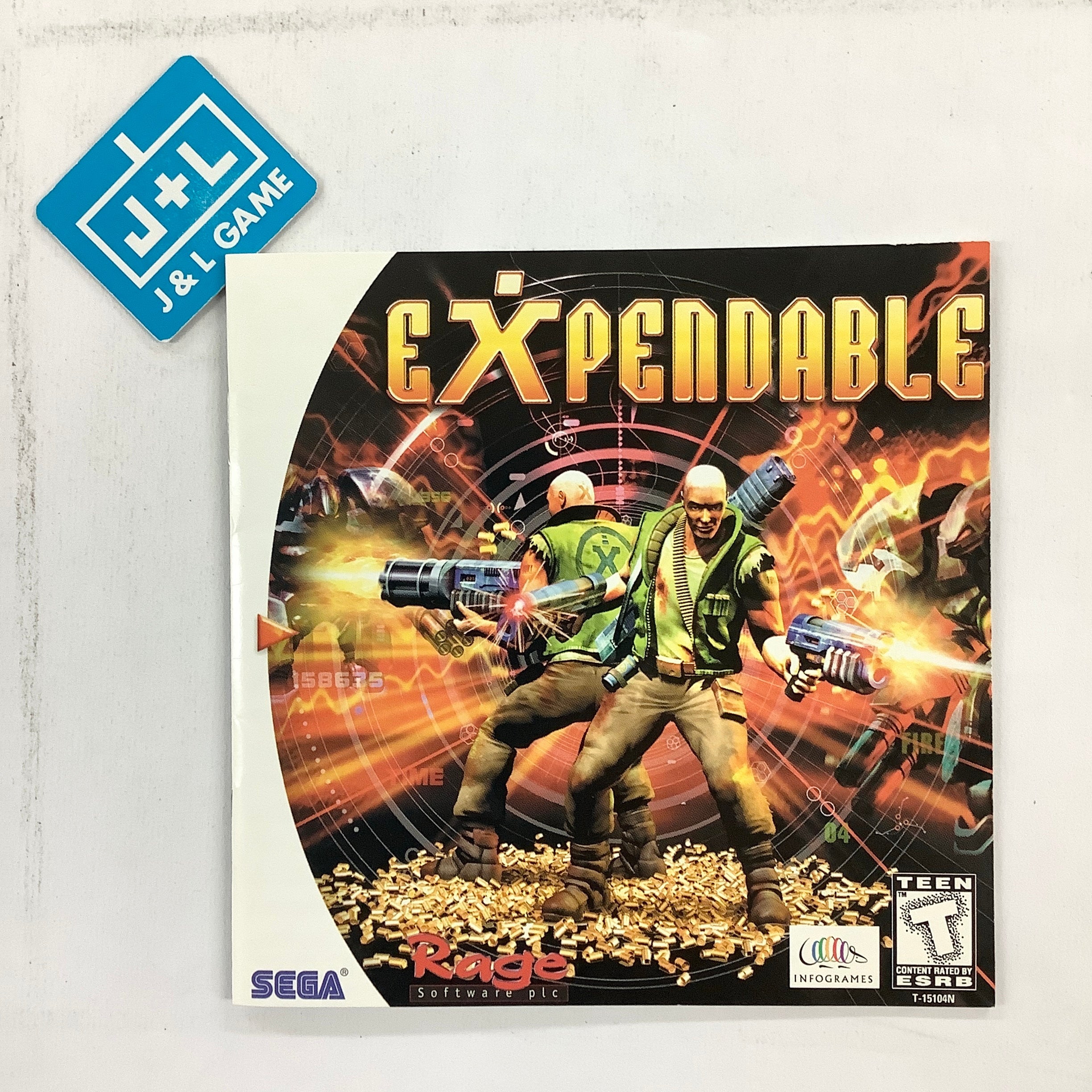 Expendable - (DC) SEGA Dreamcast  [Pre-Owned] Video Games Infogrames   