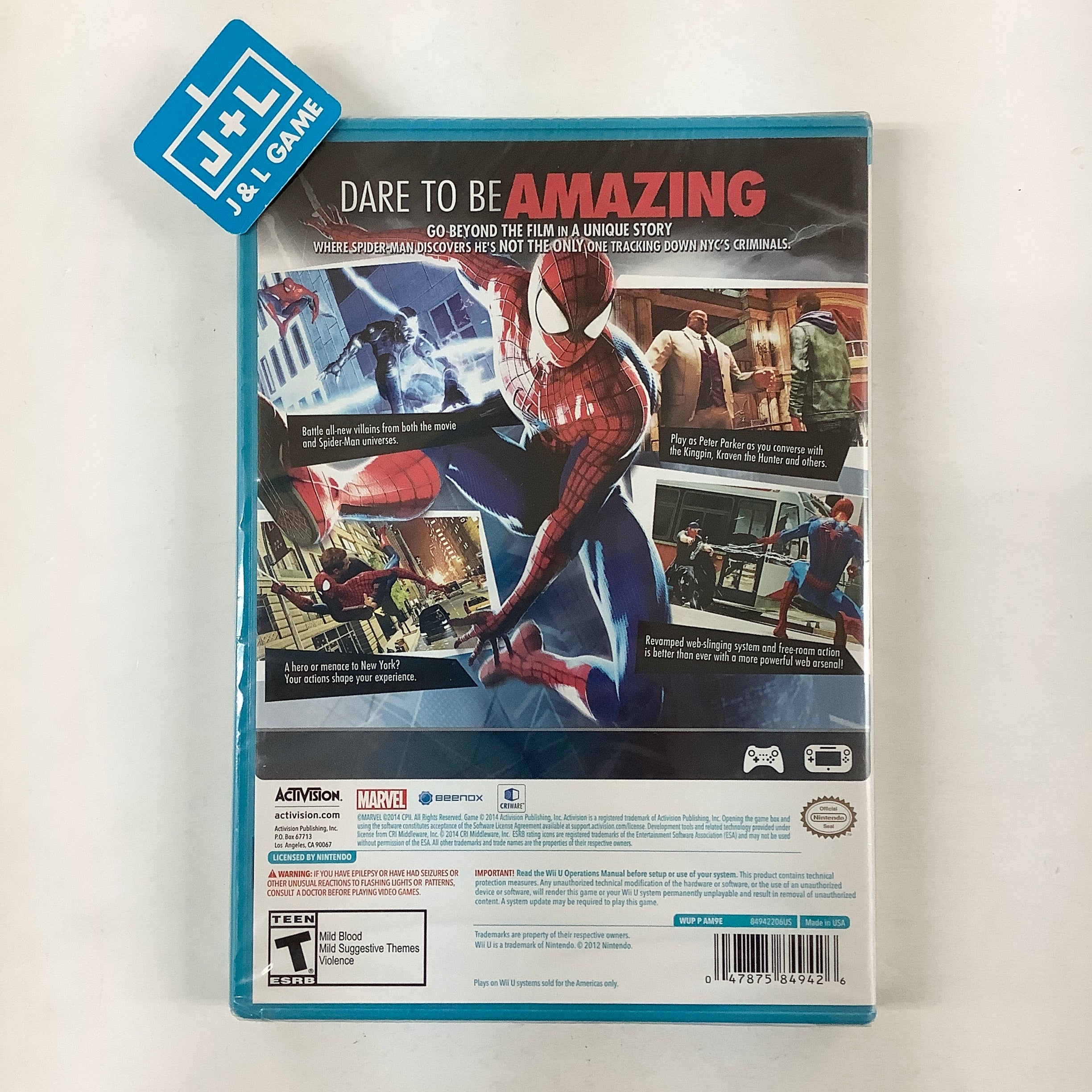 The Amazing Spider-Man 2 - Nintendo Wii U Video Games Activision   