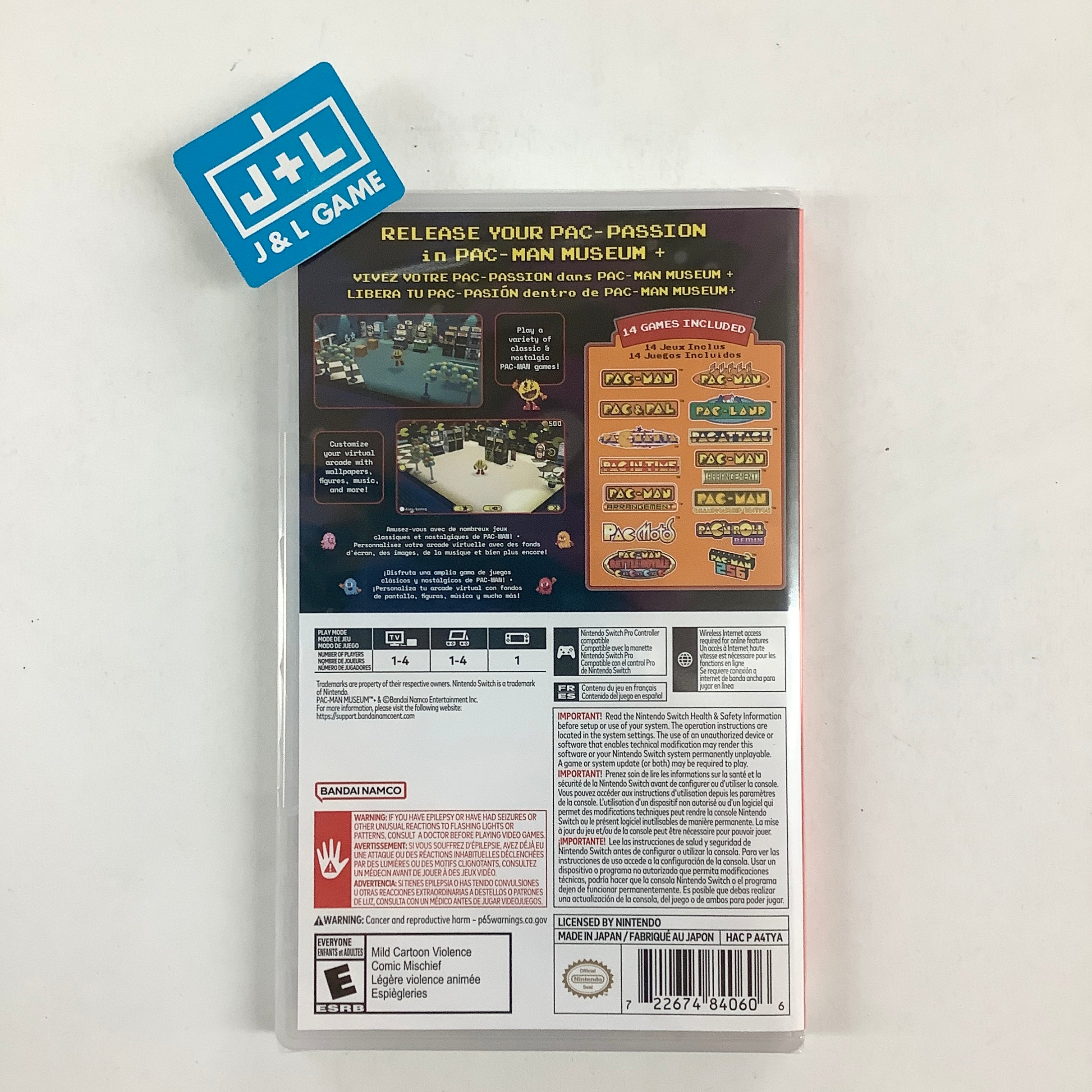 PAC-MAN MUSEUM+ - (NSW) Nintendo Switch Video Games BANDAI NAMCO Entertainment   
