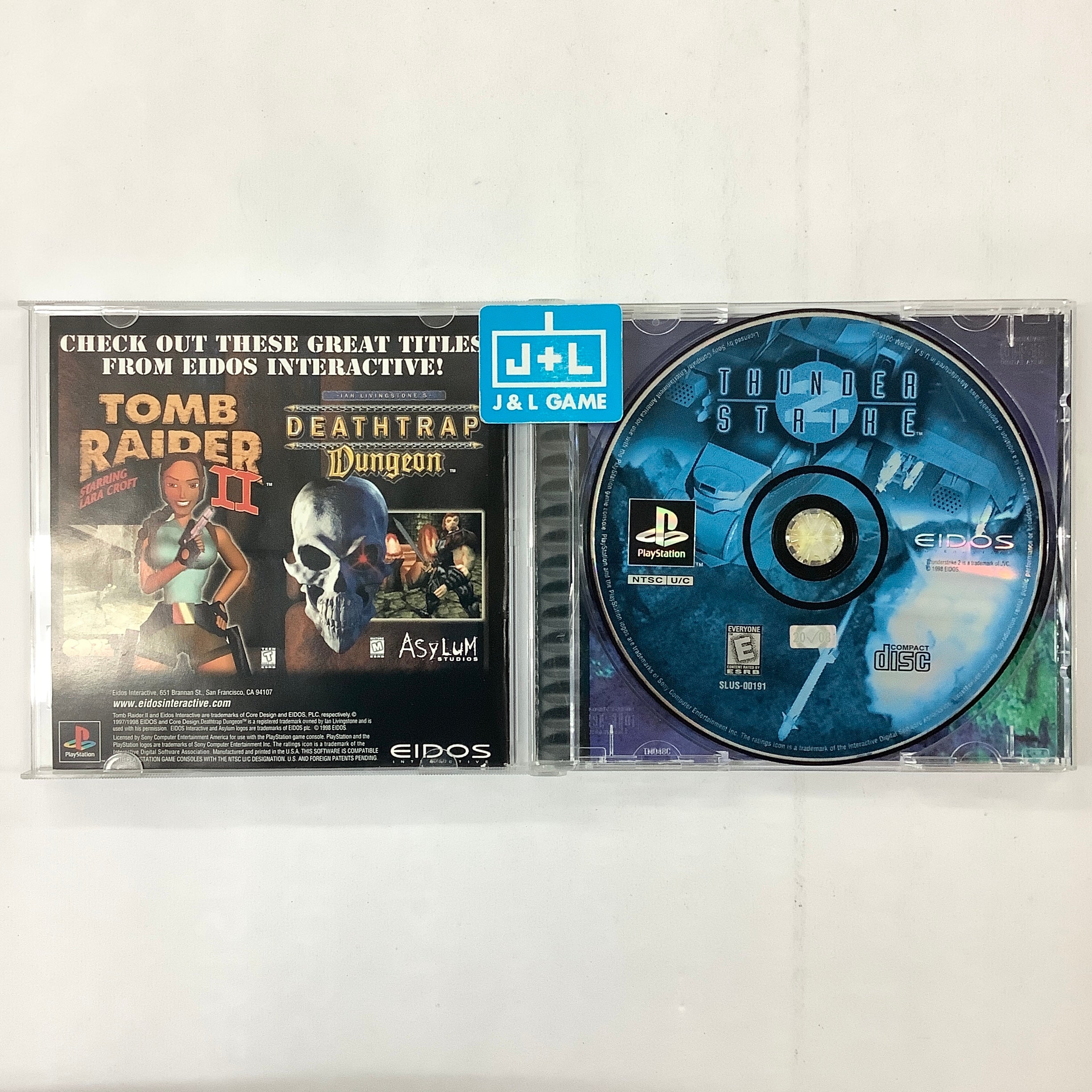 ThunderStrike 2 - (PS1) PlayStation 1 [Pre-Owned] Video Games Eidos Interactive   