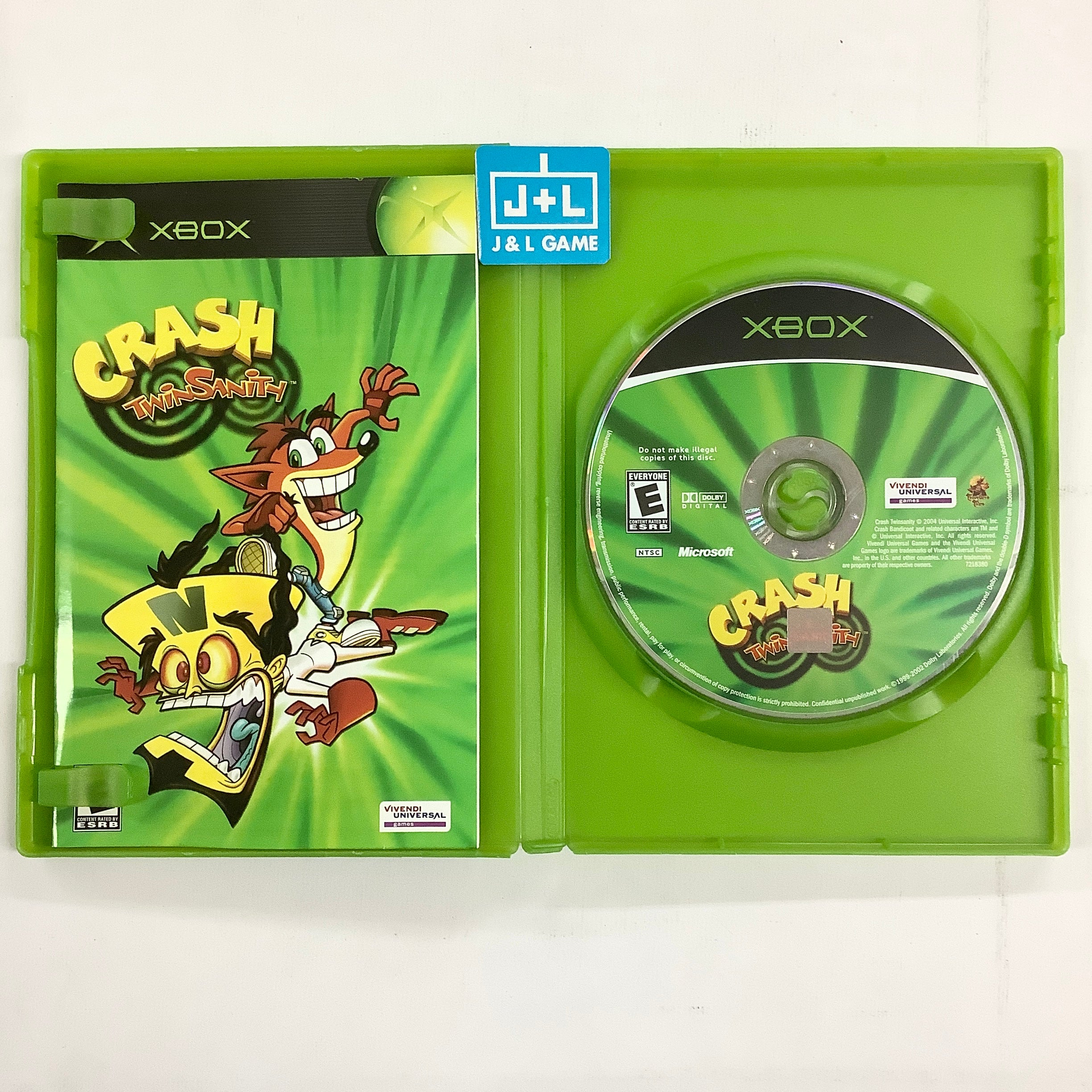 Crash Twinsanity - (XB) Xbox [Pre-Owned] Video Games VU Games   