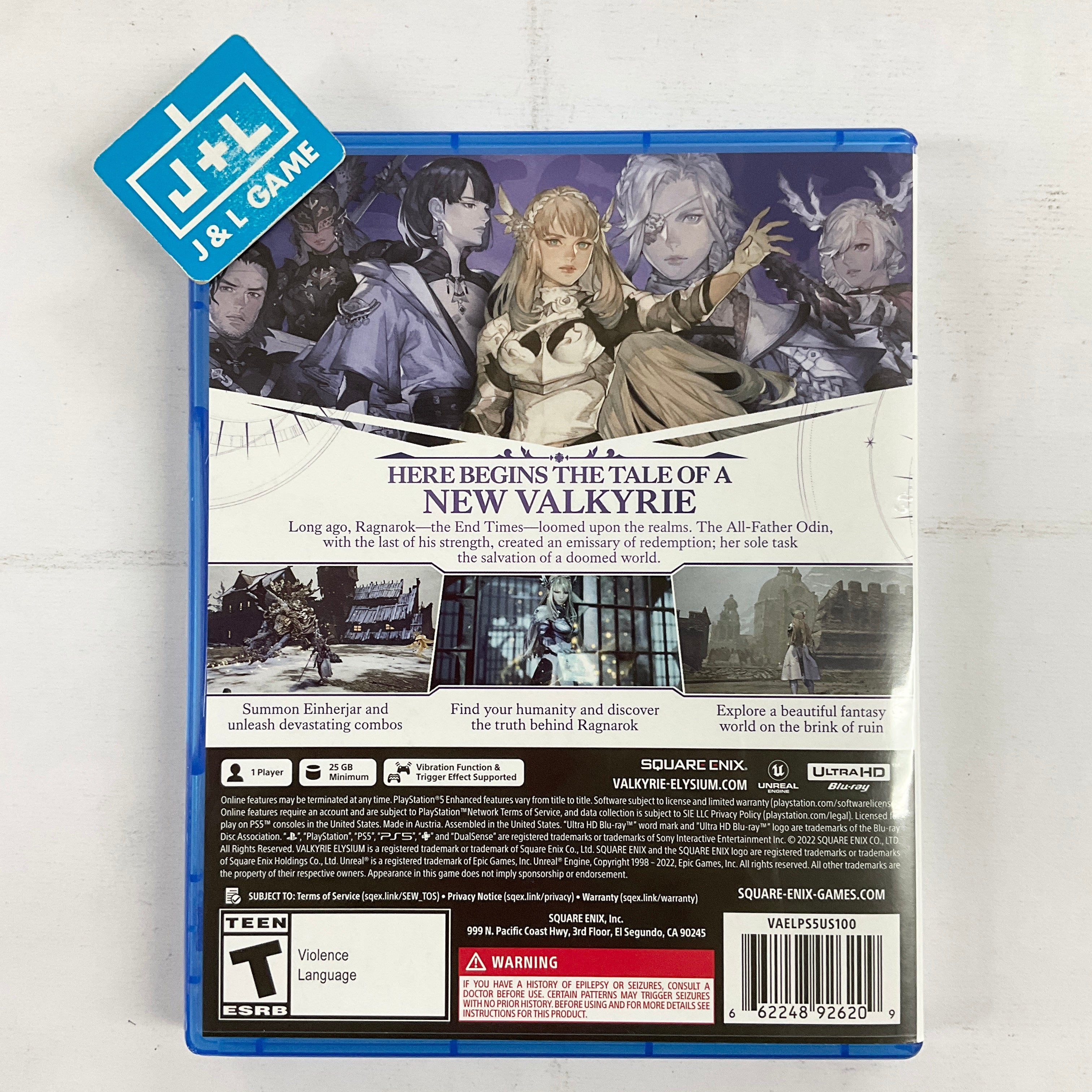 Valkyrie Elysium - (PS5) PlayStation 5 [UNBOXING] Video Games Square Enix   