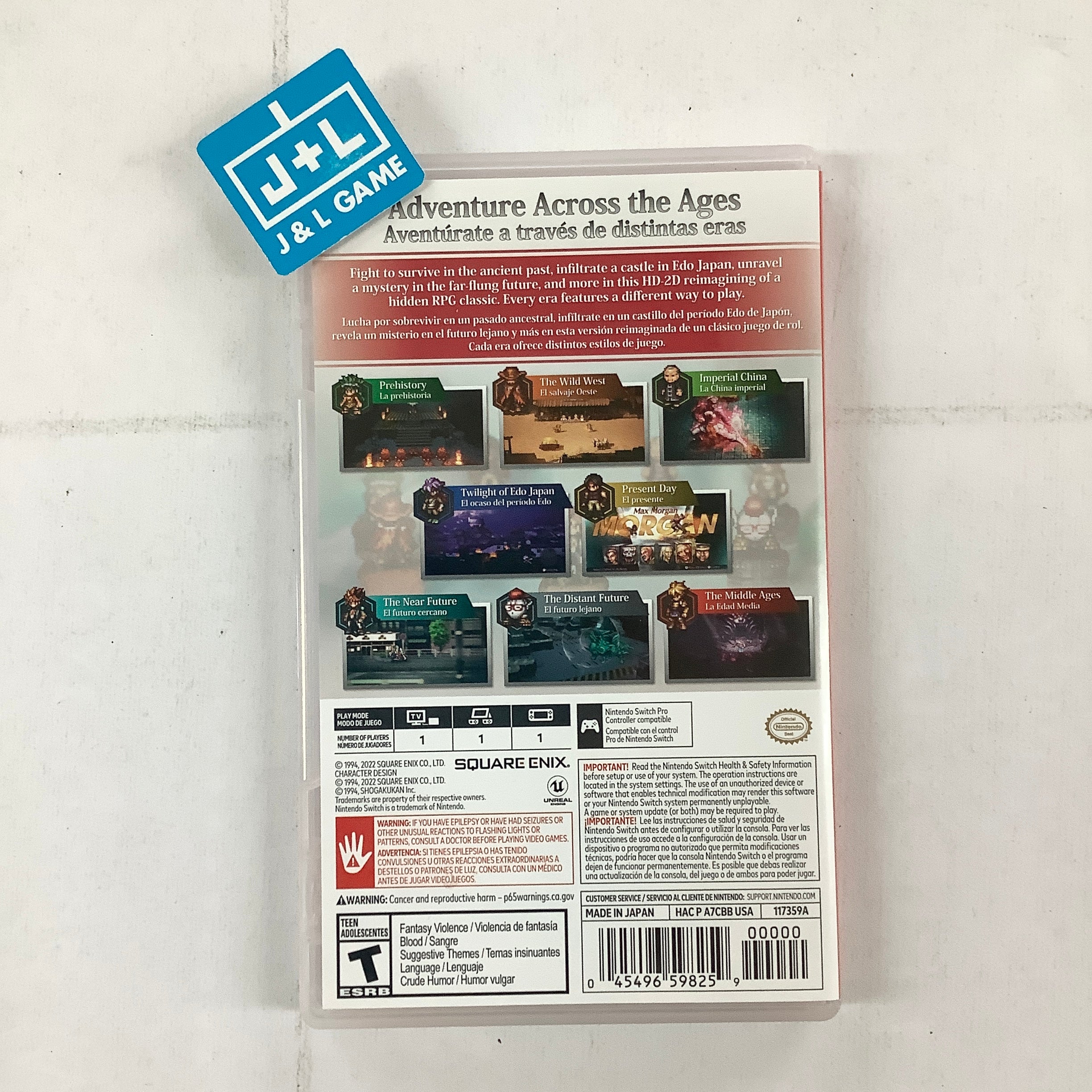 LIVE A LIVE - (NSW) Nintendo Switch [UNBOXING] Video Games Square Enix   