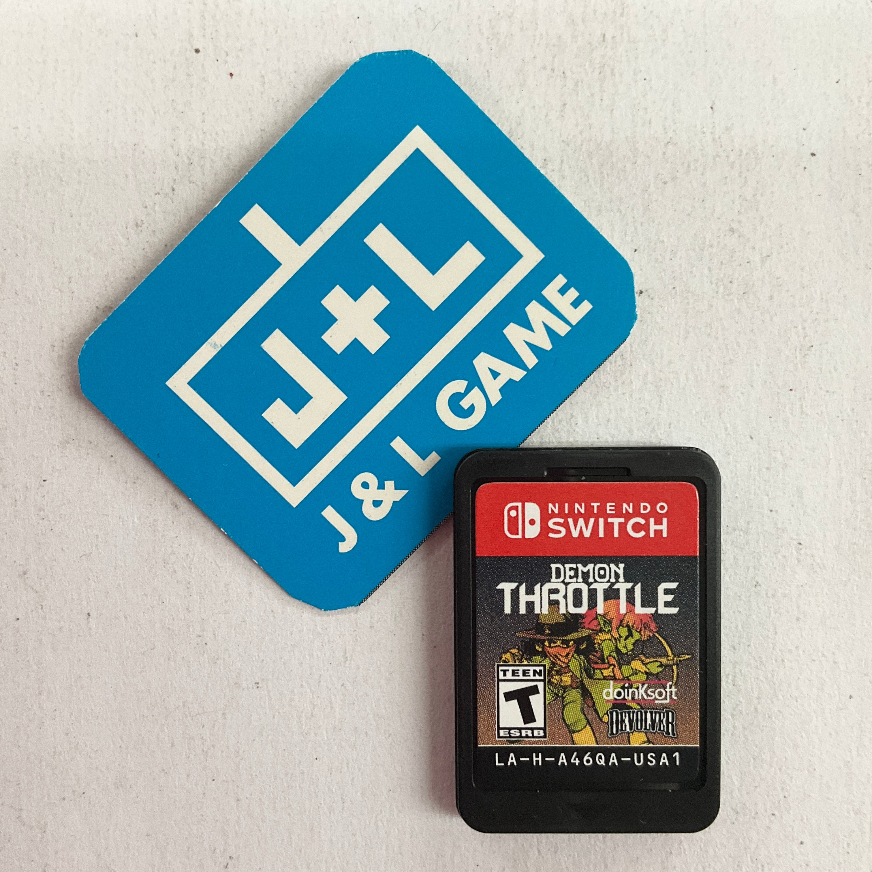 Demon Throttle - (NSW) Nintendo Switch [Pre-Owned] Video Games Devolver Digital   