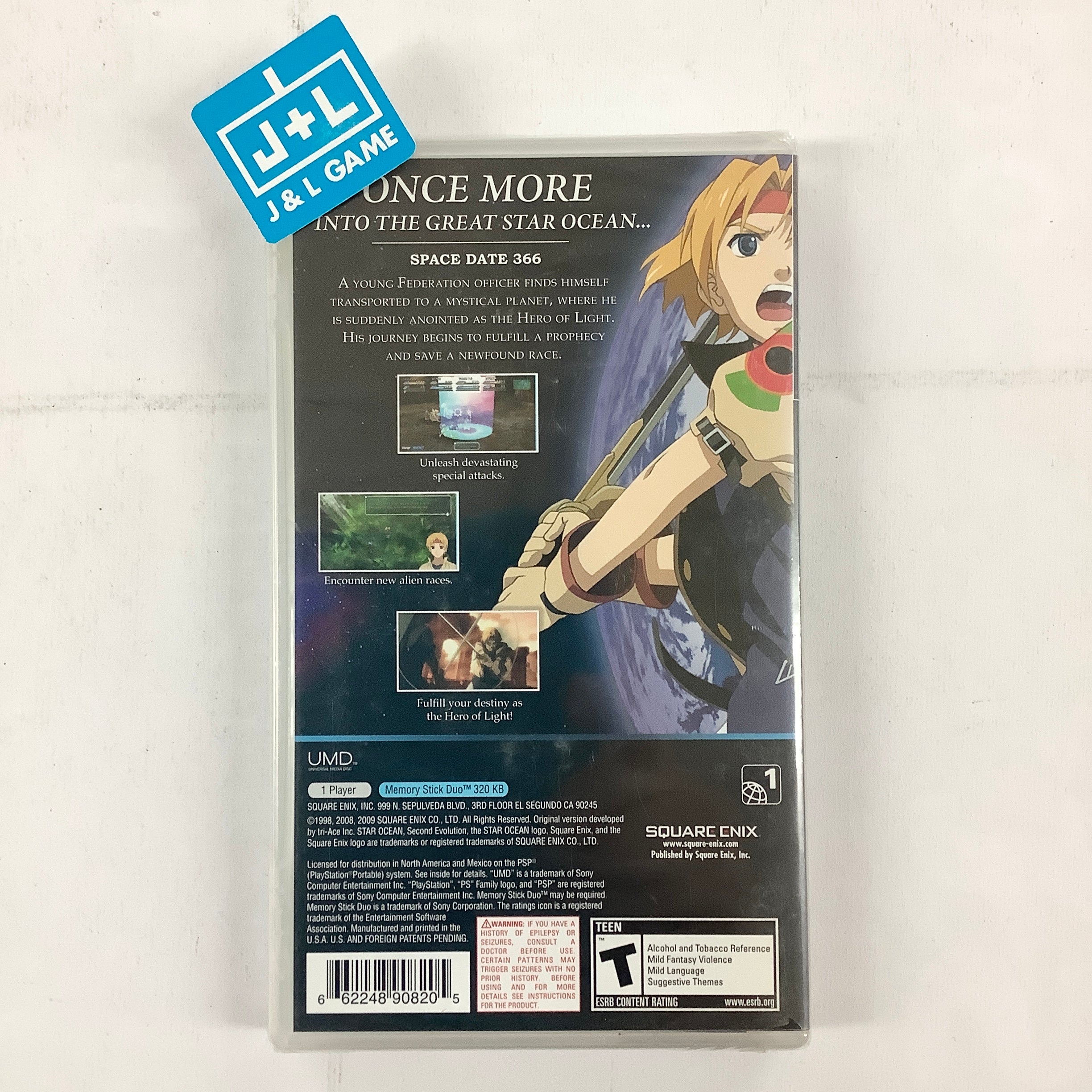 Star Ocean: Second Evolution - Sony PSP Video Games Square Enix   