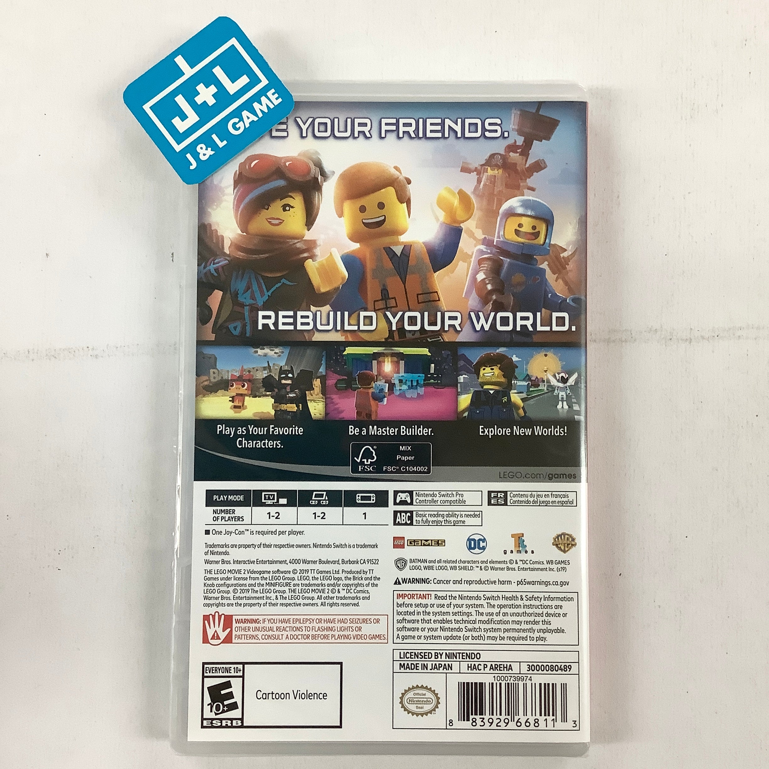 The LEGO Movie 2 Videogame - (NSW) Nintendo Switch Video Games WB Games   