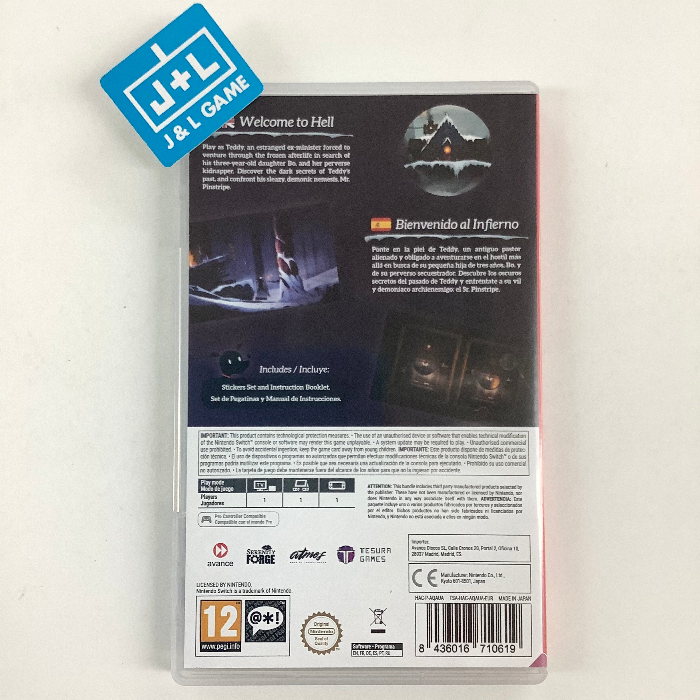 Pinstripe - (NSW) Nintendo Switch [Pre-Owned] (European Import) Video Games Serenity Forge   
