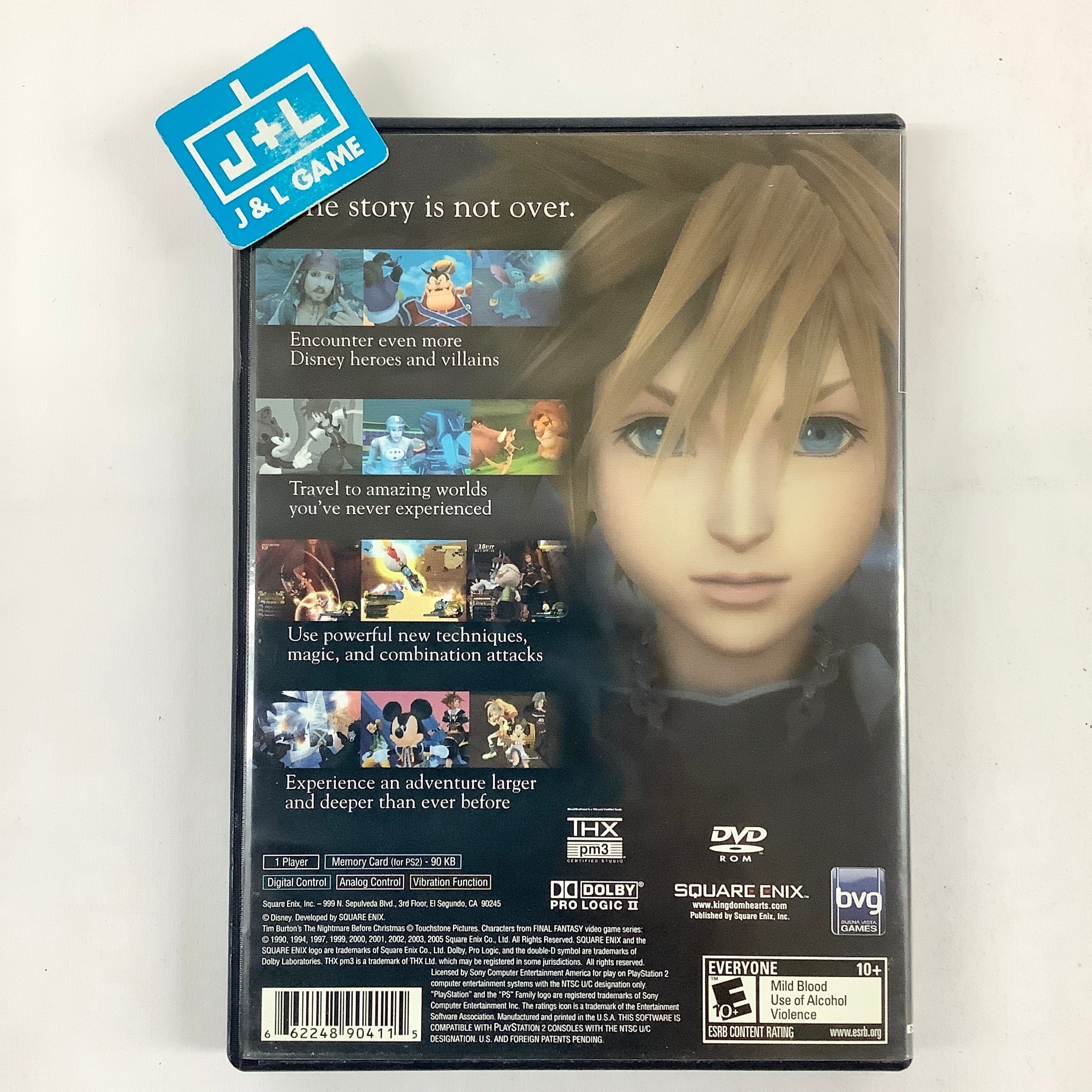 Kingdom Hearts II - (PS2) PlayStation 2 [Pre-Owned] Video Games Square Enix   