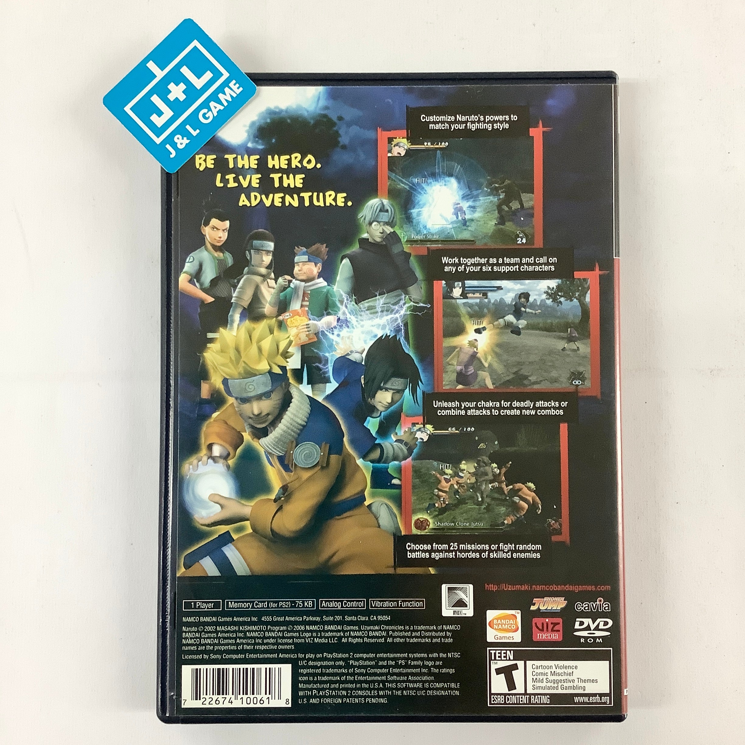 Naruto: Uzumaki Chronicles - (PS2) PlayStation 2 [Pre-Owned] Video Games BANDAI NAMCO Entertainment   