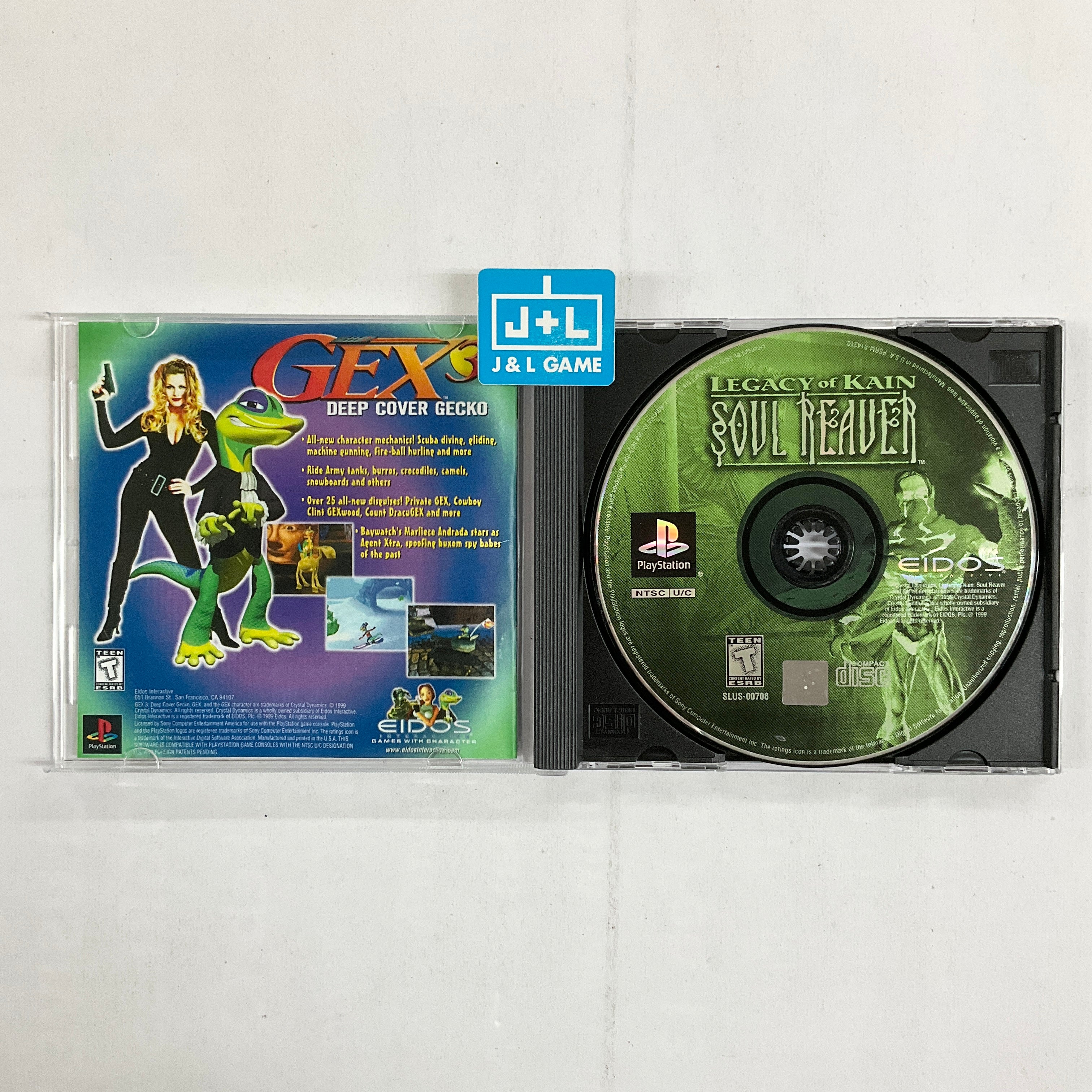 Legacy of Kain: Soul Reaver - (PS1) PlayStation 1 [Pre-Owned] Video Games Eidos Interactive   