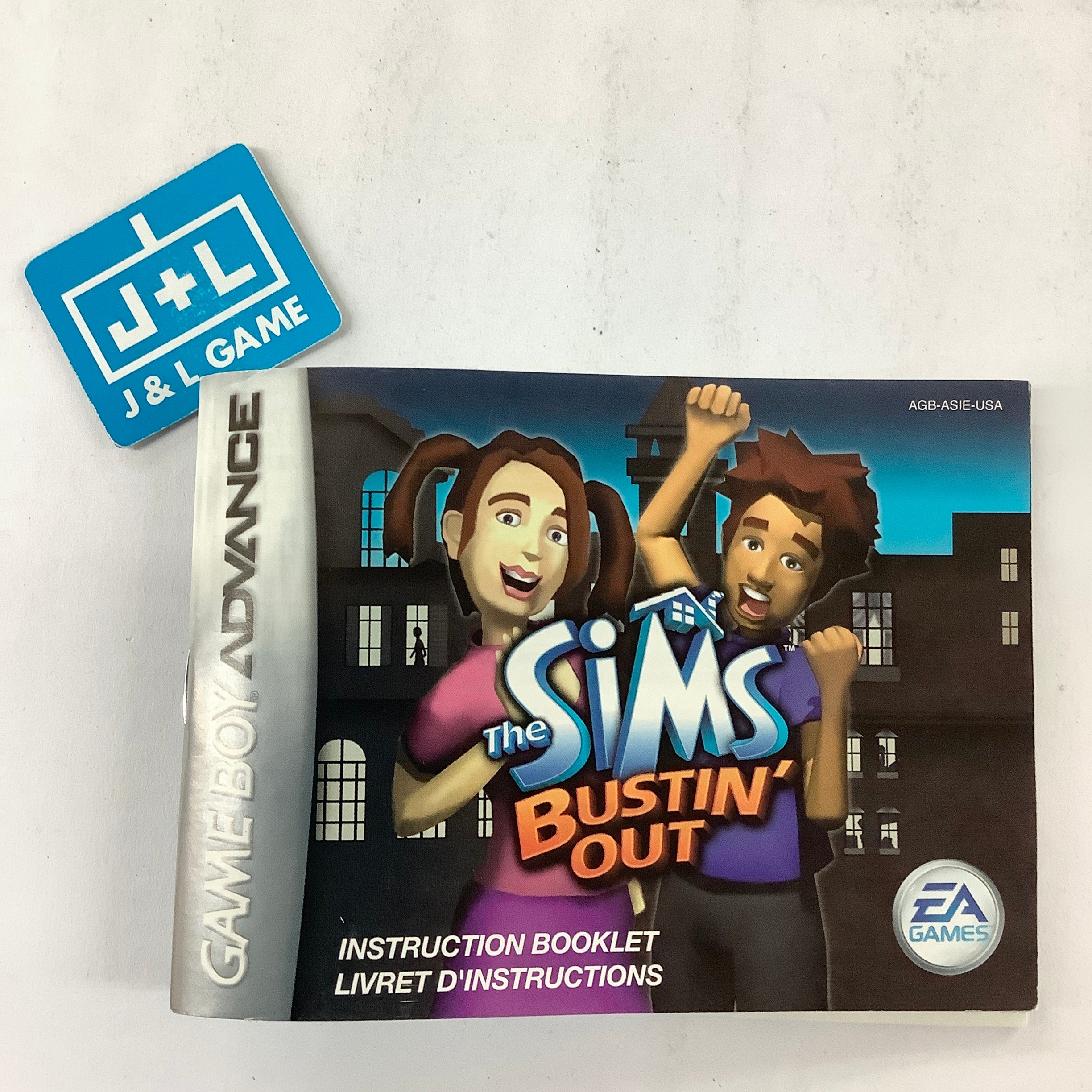 The Sims Bustin' Out - (GBA) Game Boy Advance [Pre-Owned] Video Games EA Games   