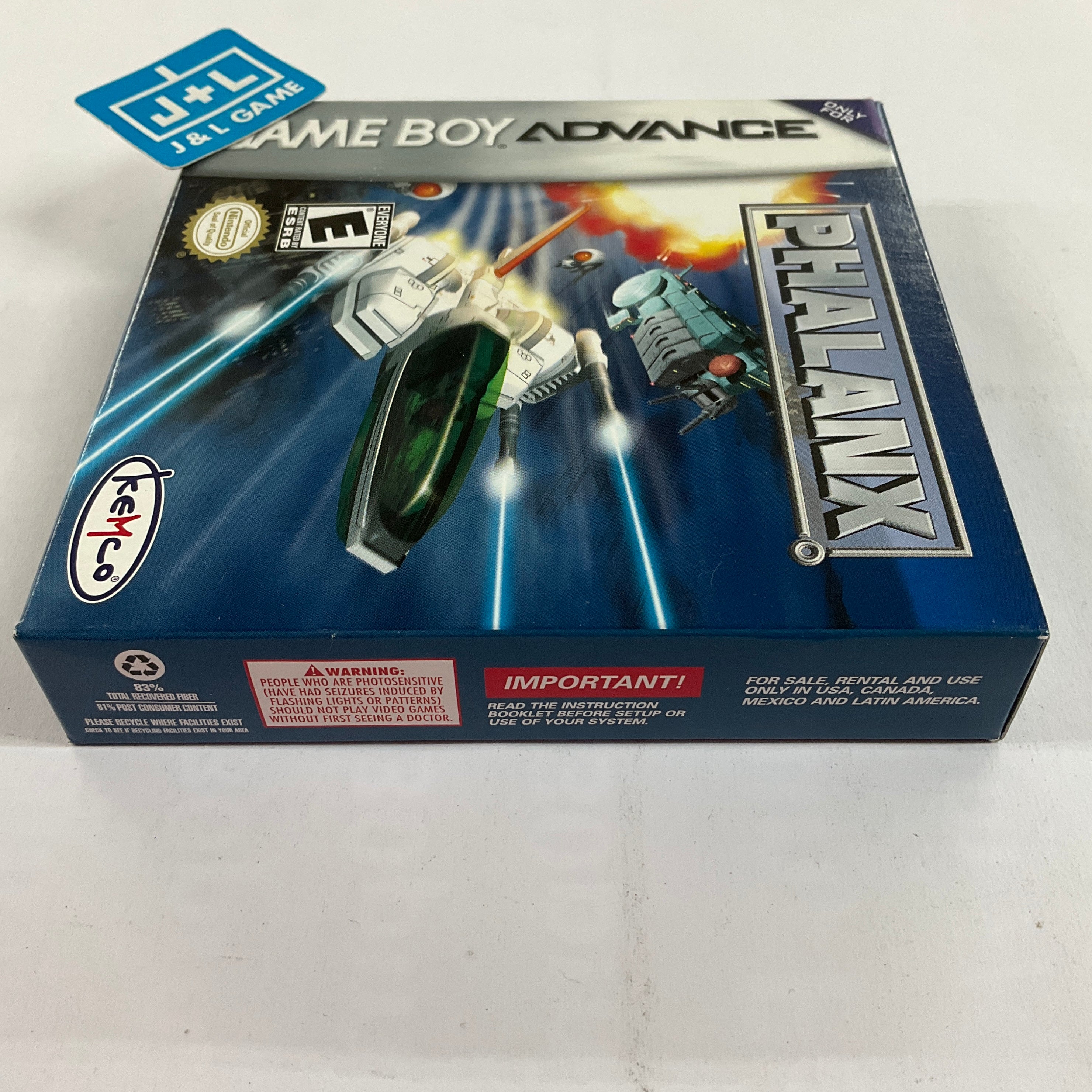 Phalanx - (GBA) Game Boy Advance [Pre-Owned] Video Games Kemco   