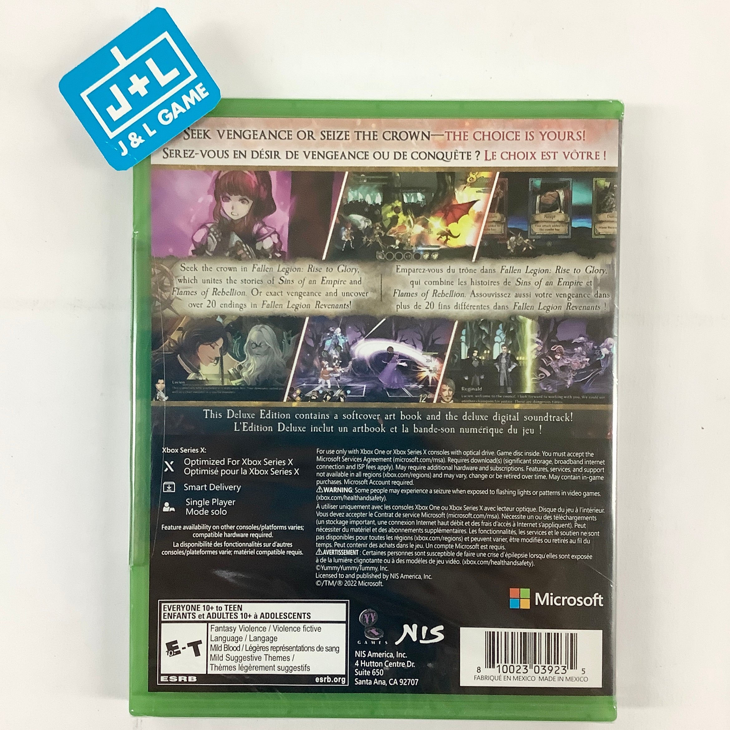 Fallen Legion: Rise to Glory / Fallen Legion Revenants (Deluxe Edition) - (XSX) Xbox Series X Video Games NIS America   