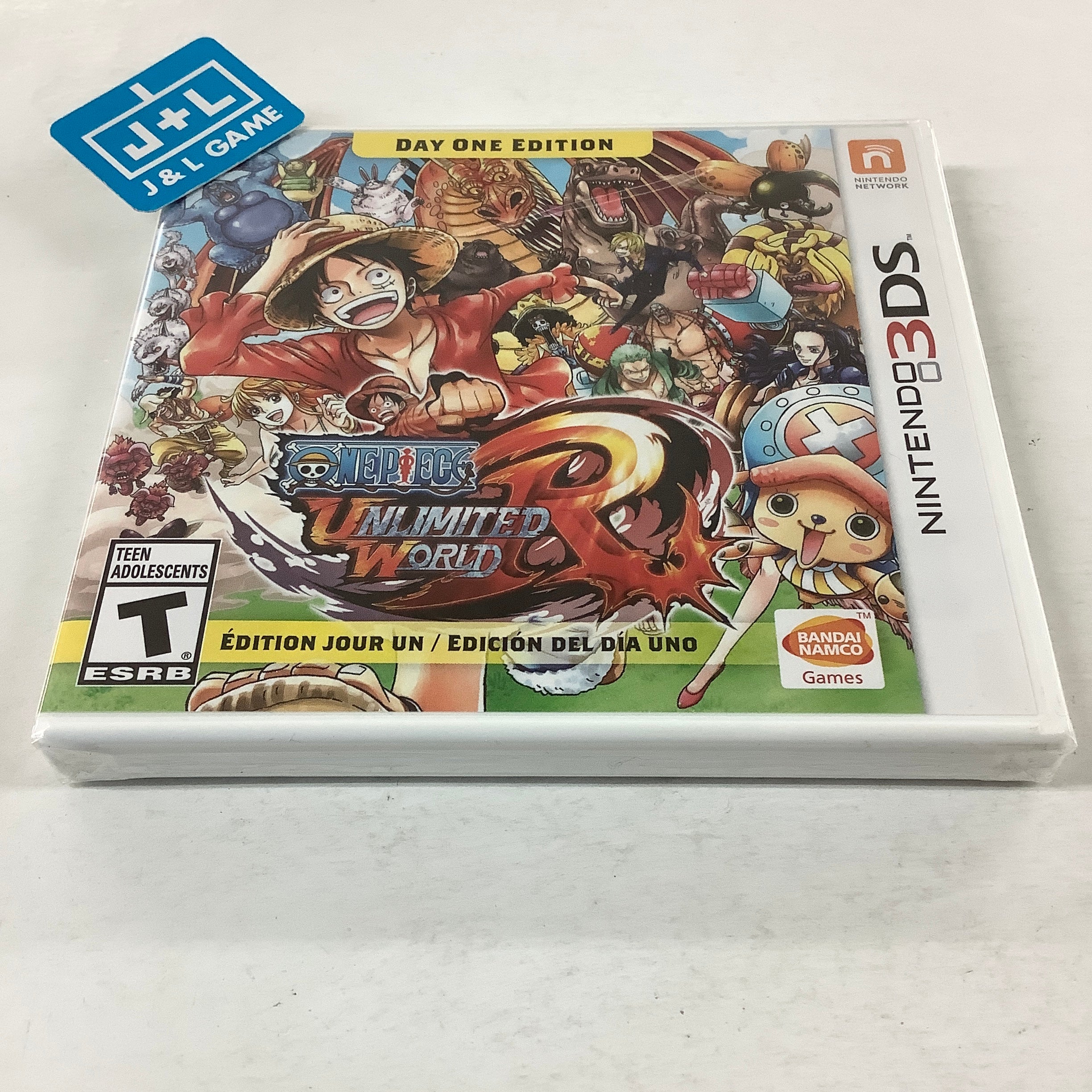 One Piece: Unlimited World Red: Day One Edition - Nintendo 3DS Video Games BANDAI NAMCO Entertainment   