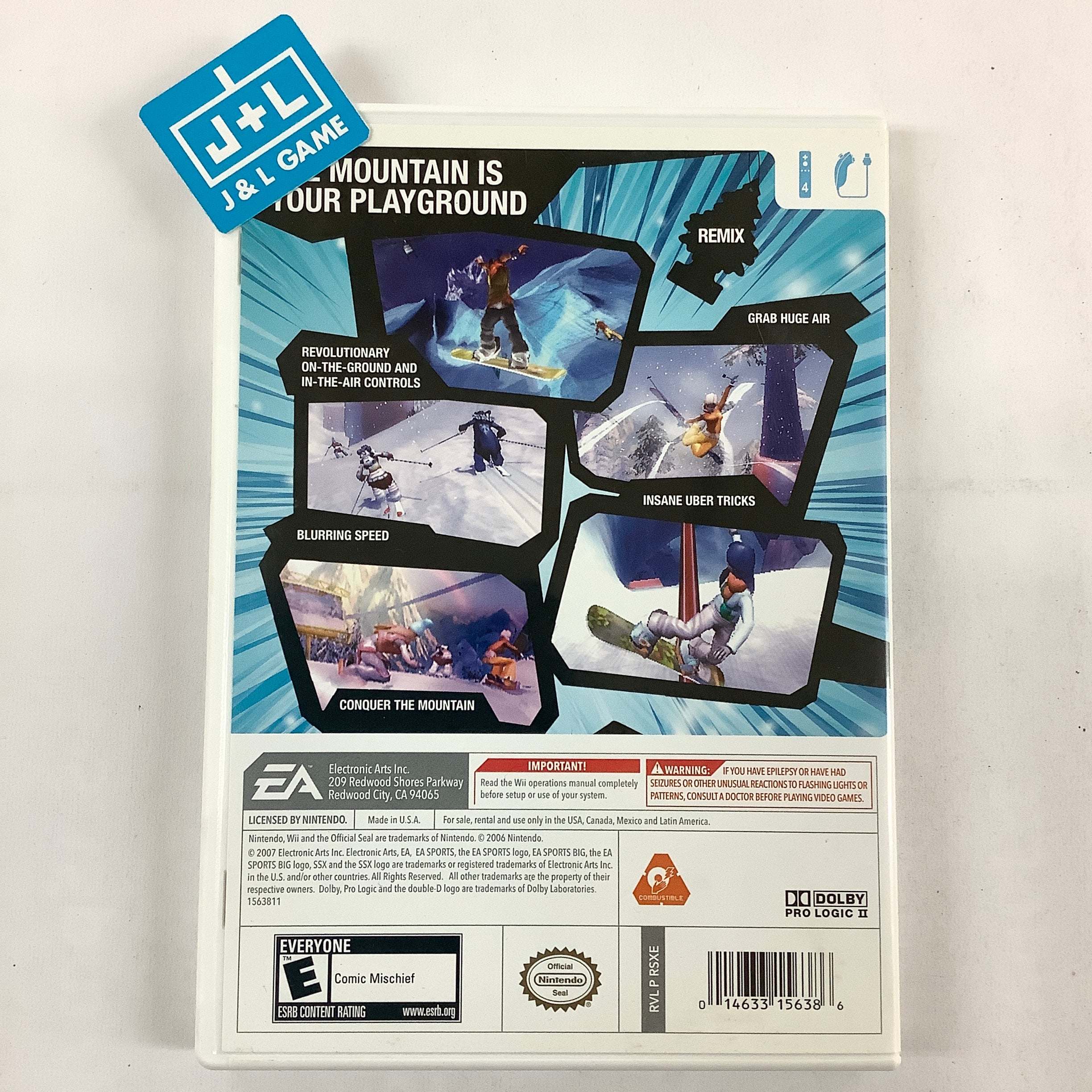 SSX Blur - Nintendo Wii [Pre-Owned] Video Games EA Sports Big   