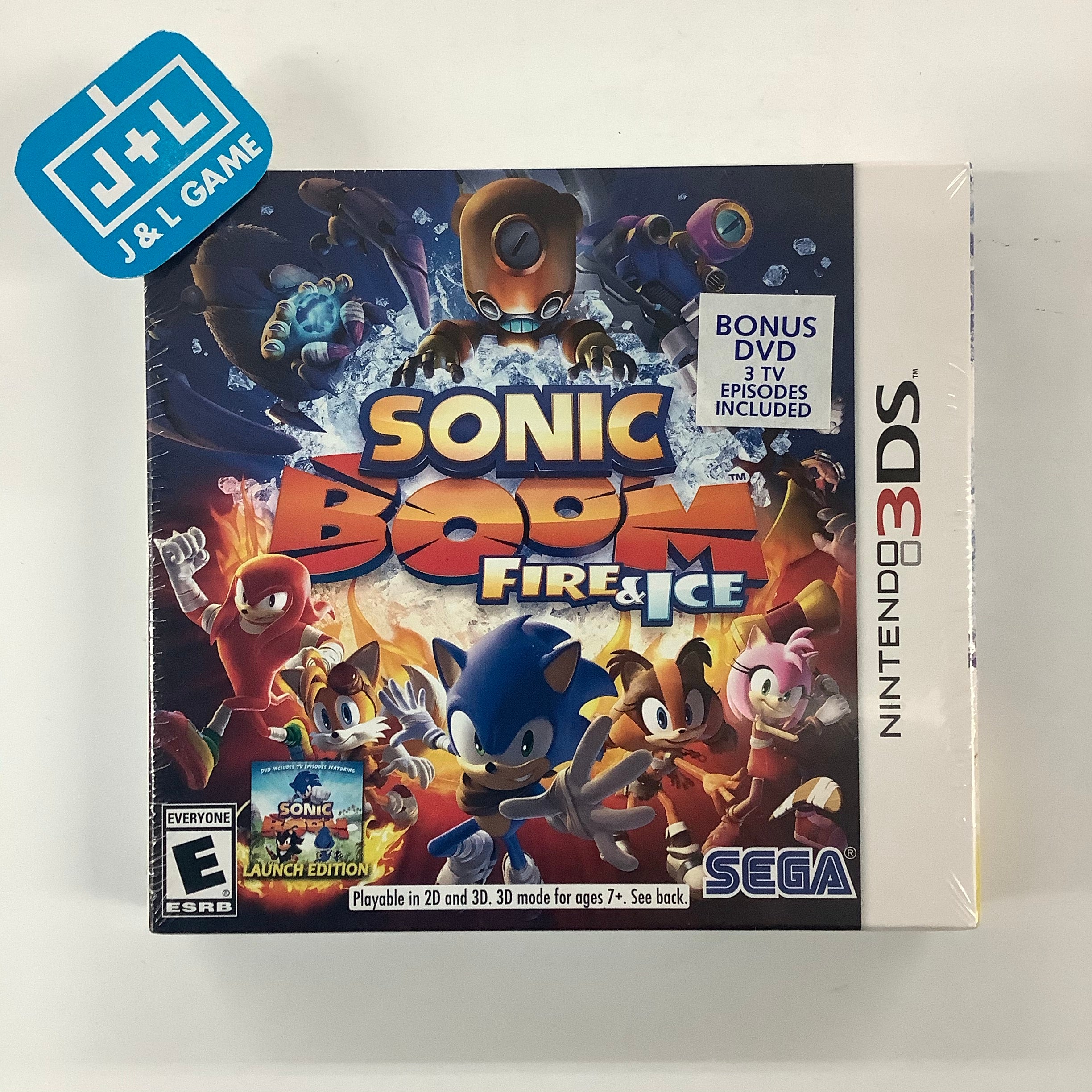 Sonic Boom: Fire & Ice (Launch Edition) - Nintendo 3DS Video Games Sega   