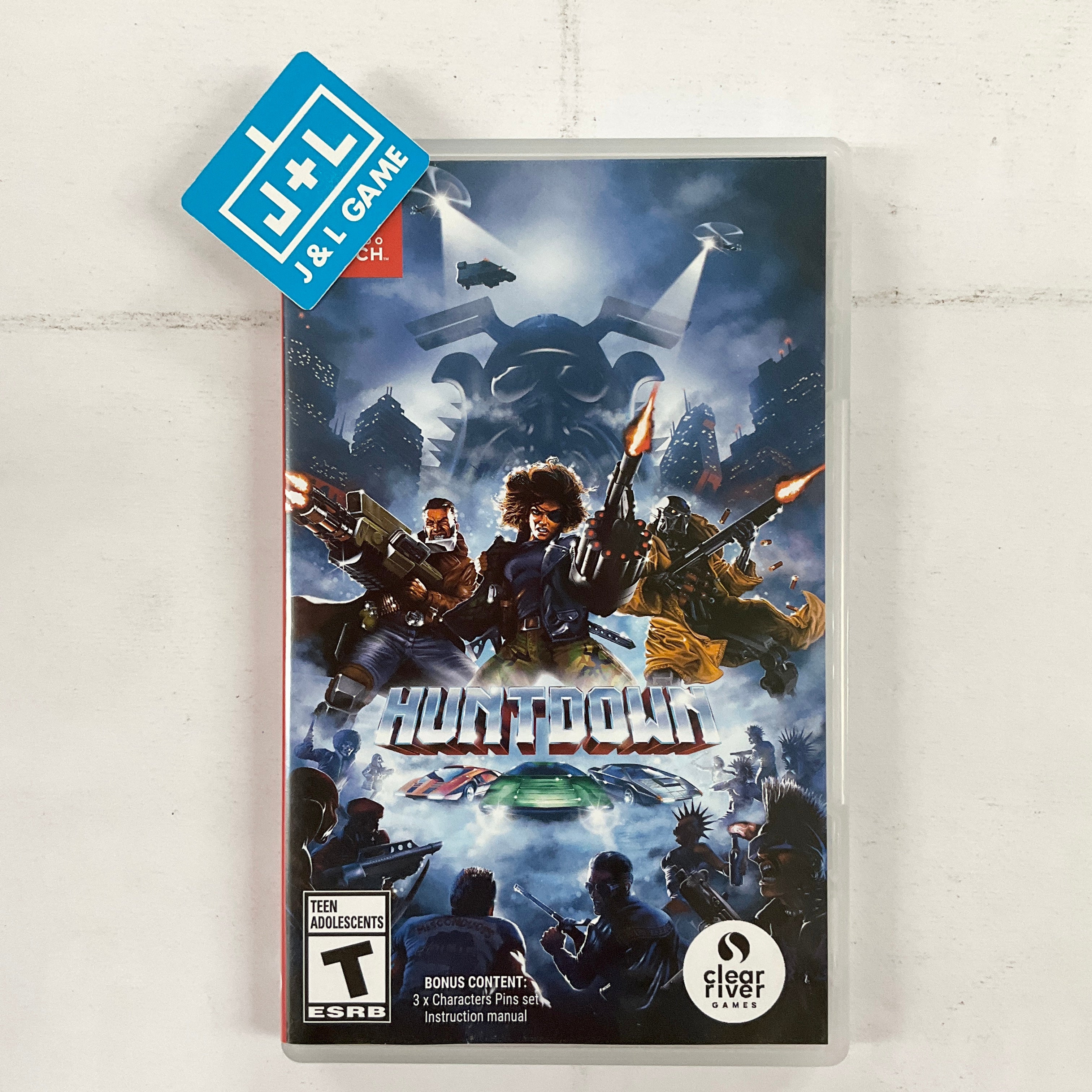Huntdown - (NSW) Nintendo Switch [UNBOXING] Video Games Crescent Marketing and Distribution   