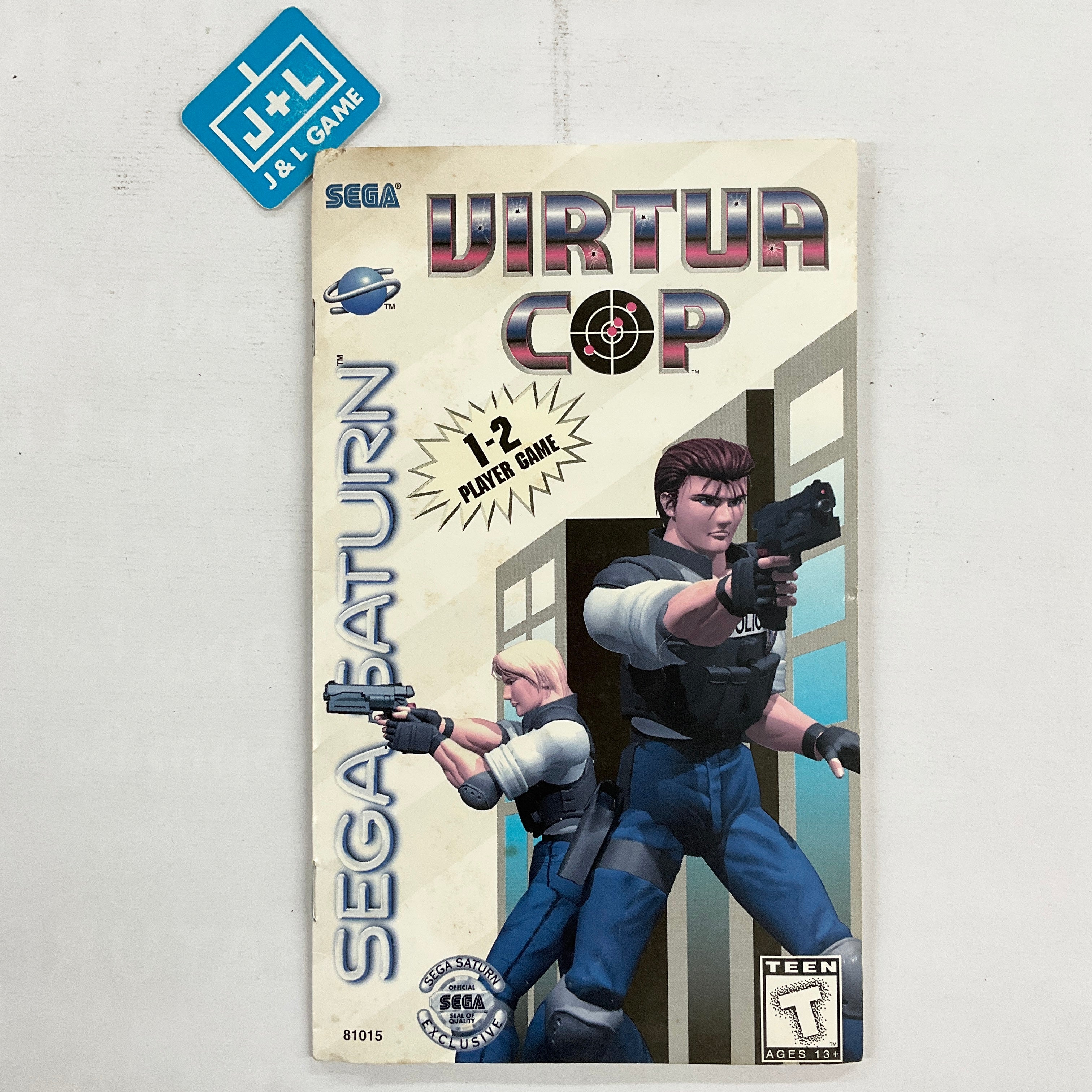 Virtua Cop - (SS) SEGA Saturn [Pre-Owned] Video Games Sega   