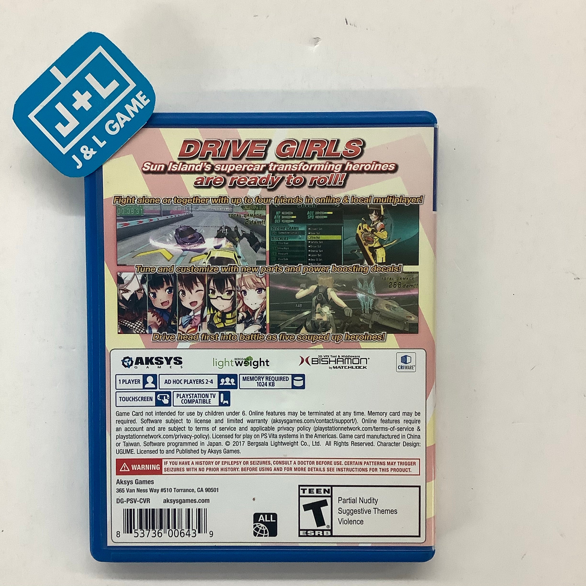 Drive Girls - (PSV) PlayStation Vita [Pre-Owned] Video Games Aksys Games   