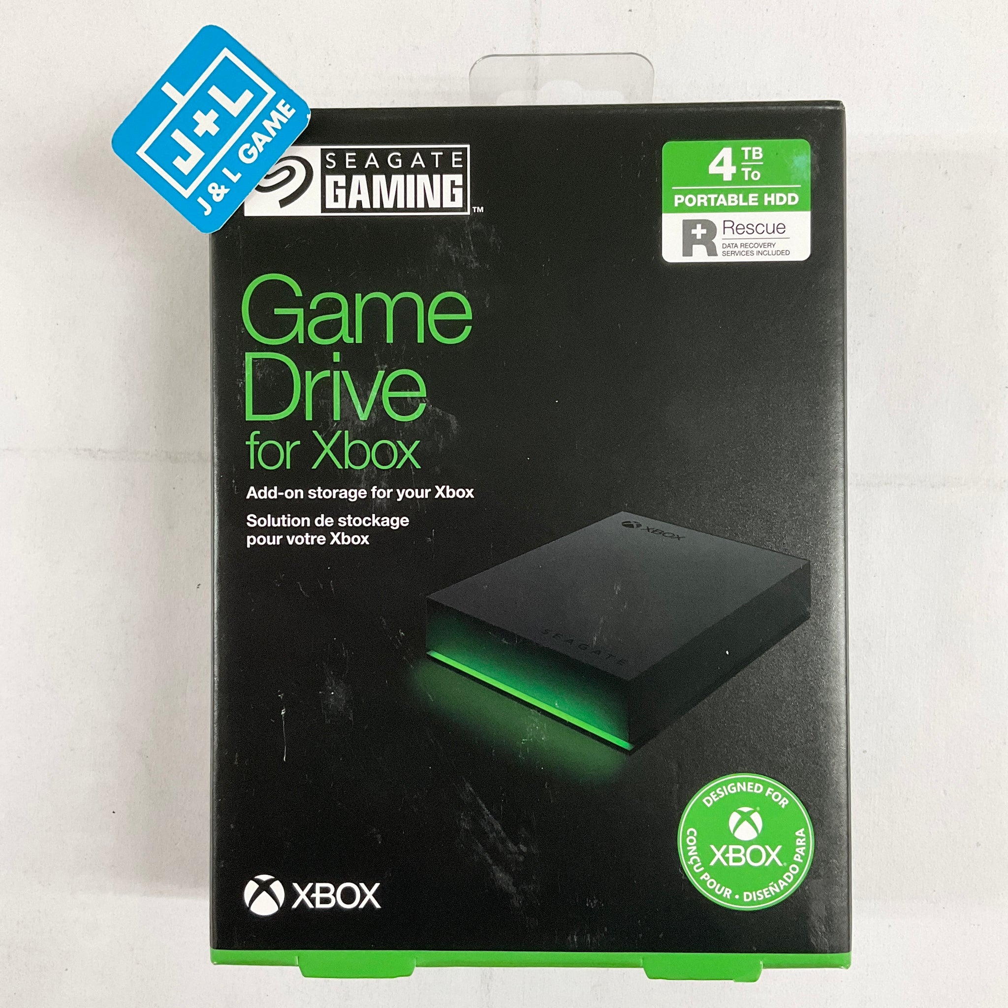 Seagate Game Drive for Xbox 4TB External Hard Drive Portable HDD - (XB –  J&L Video Games New York City