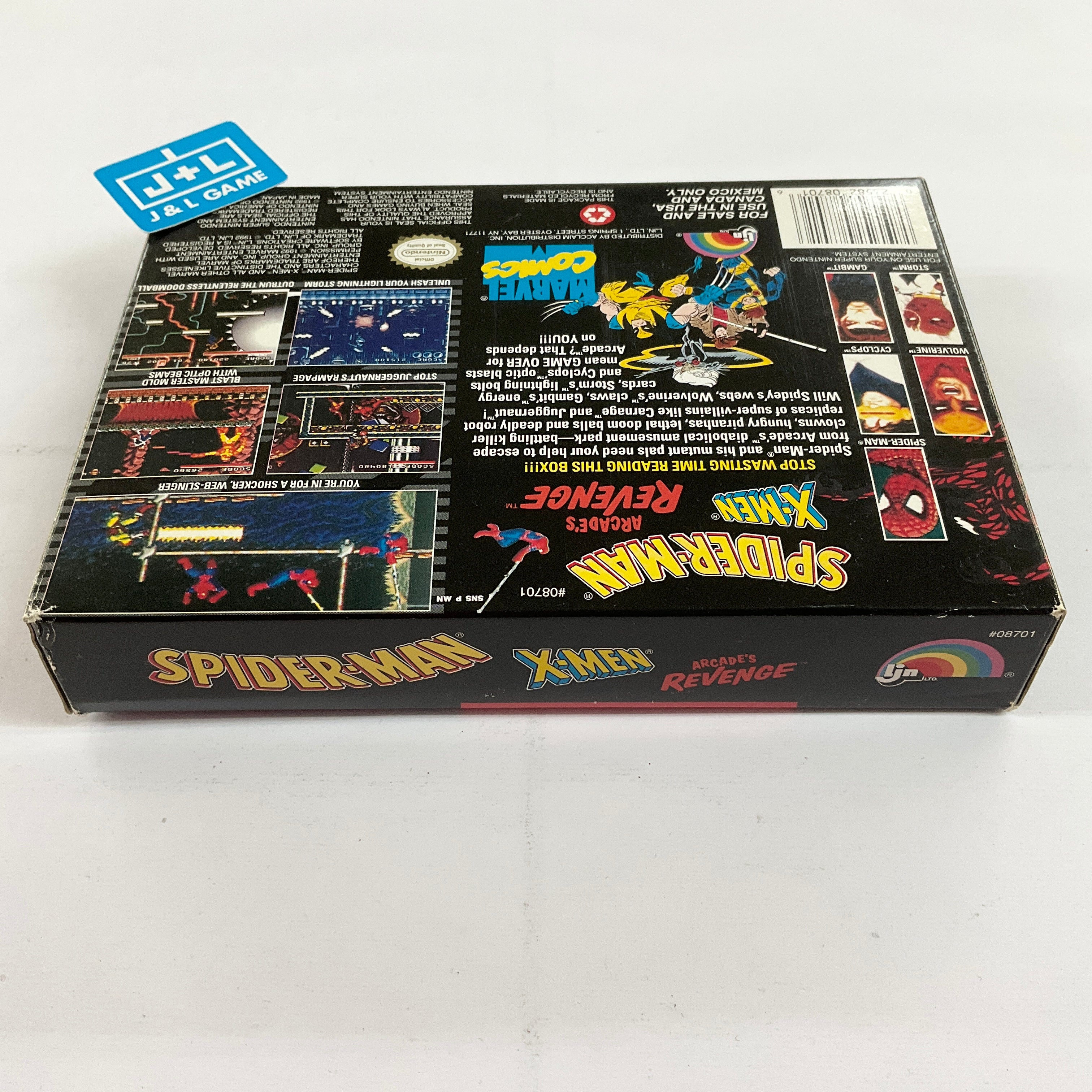 Spider-Man / X-Men: Arcade's Revenge - (SNES) Super Nintendo [Pre-Owned] Video Games LJN Ltd.   