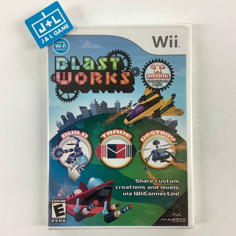 Blast Works: Build, Trade, Destroy - Nintendo Wii Video Games Majesco   