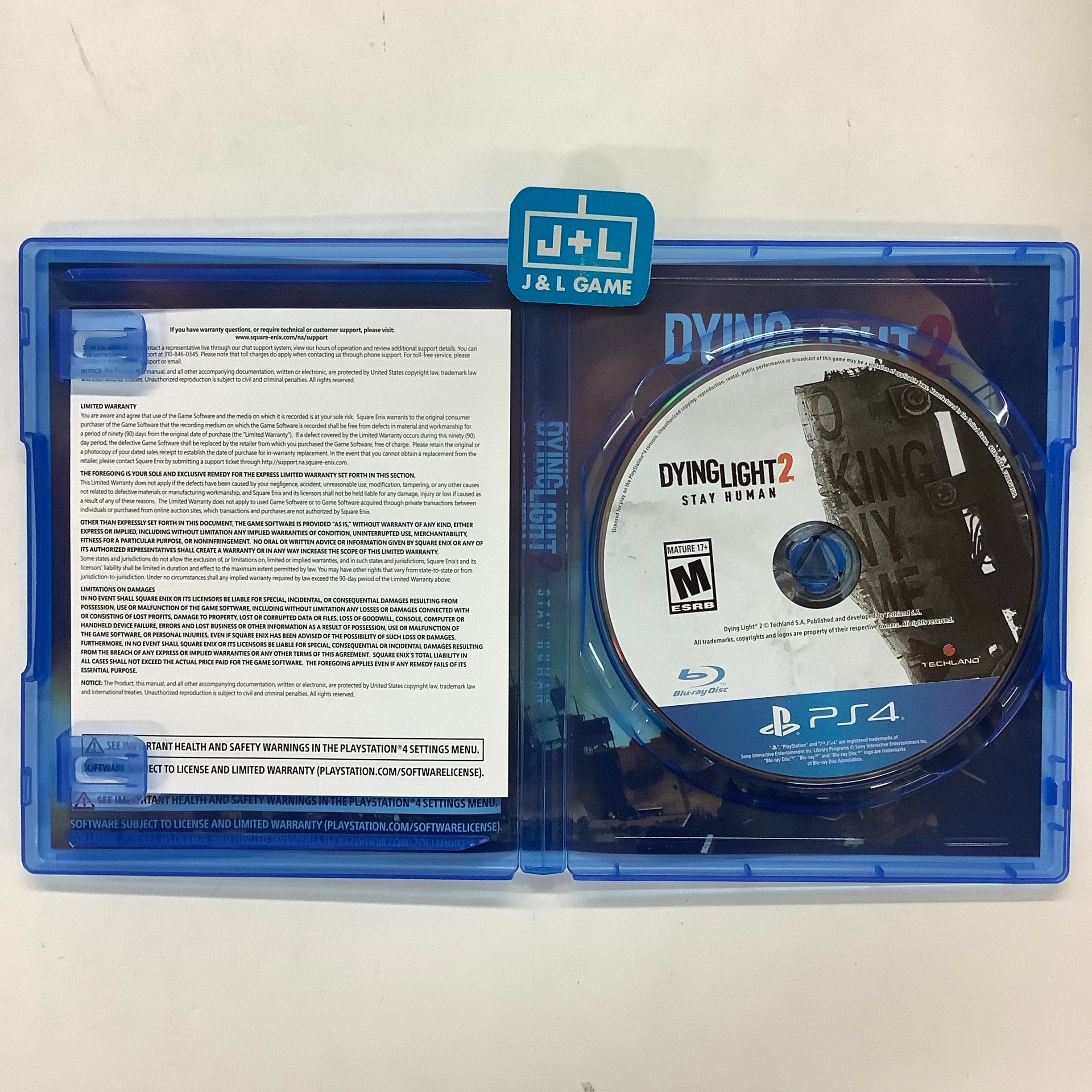 Dying Light 2 Stay Human - (PS4) PlayStation 4 [UNBOXING] Video Games Square Enix   