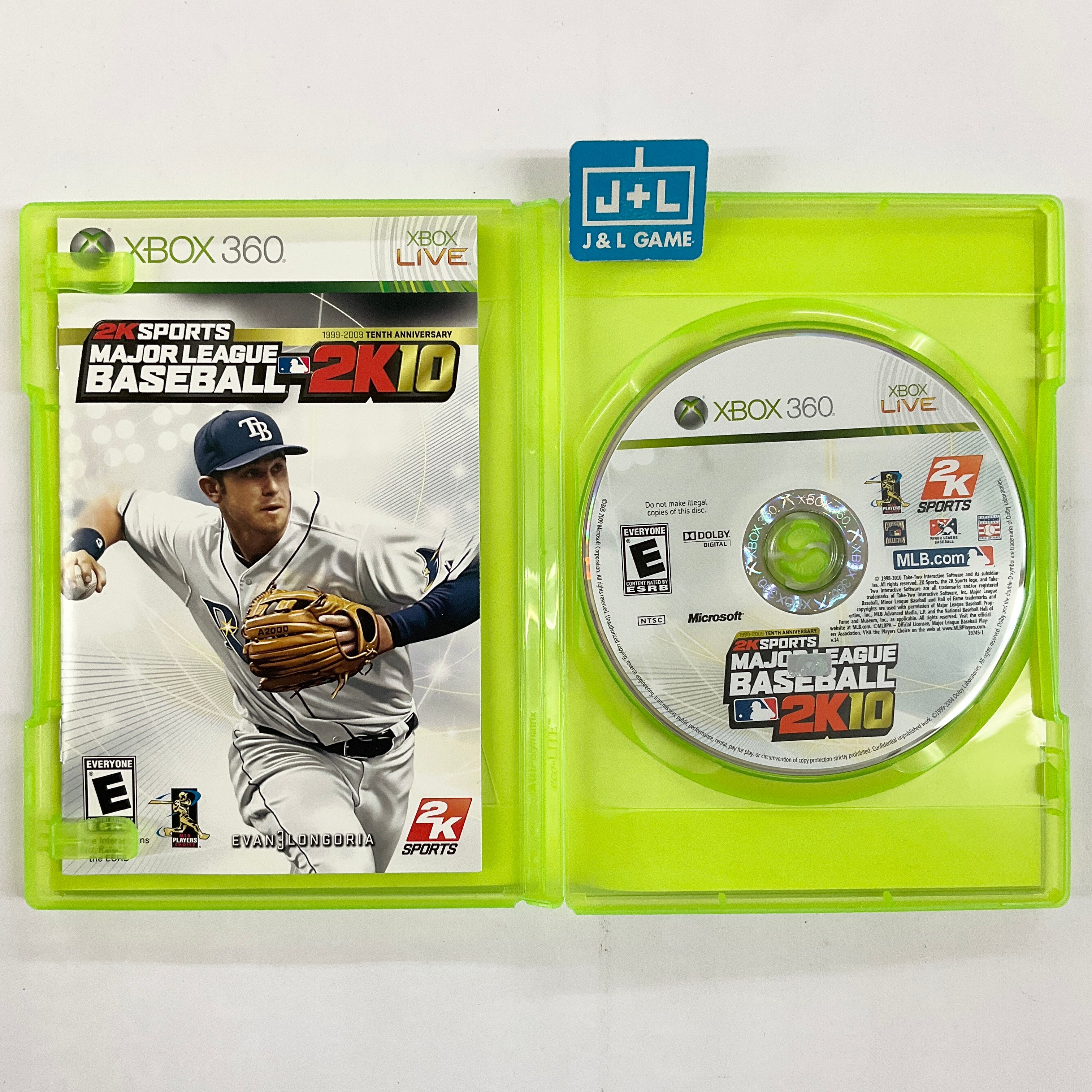 Major League Baseball 2K10 - Xbox 360 [Pre-Owned] Video Games 2K Sports   