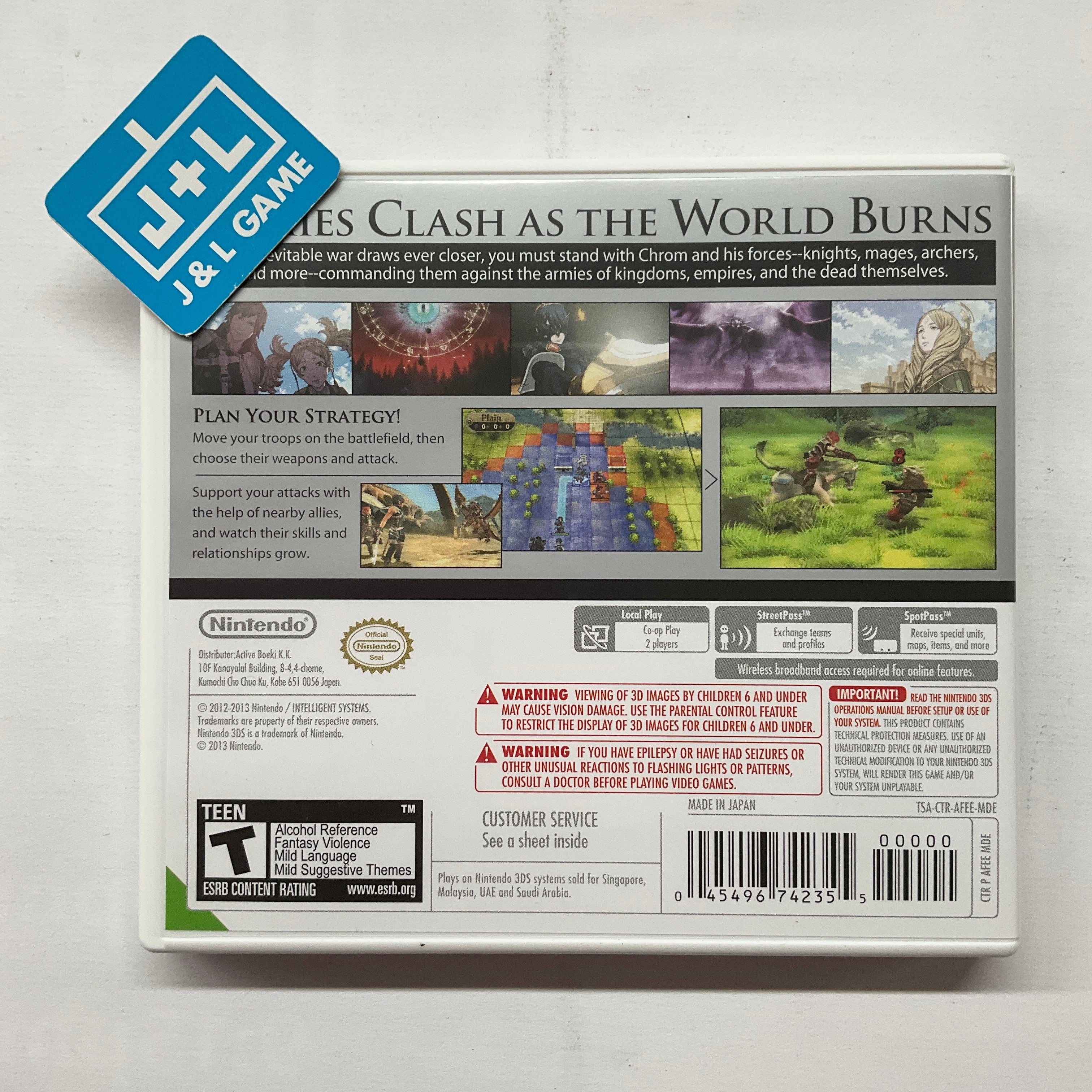 Fire Emblem: Awakening - Nintendo 3DS (World Edition) [Pre-Owned] Video Games Nintendo   