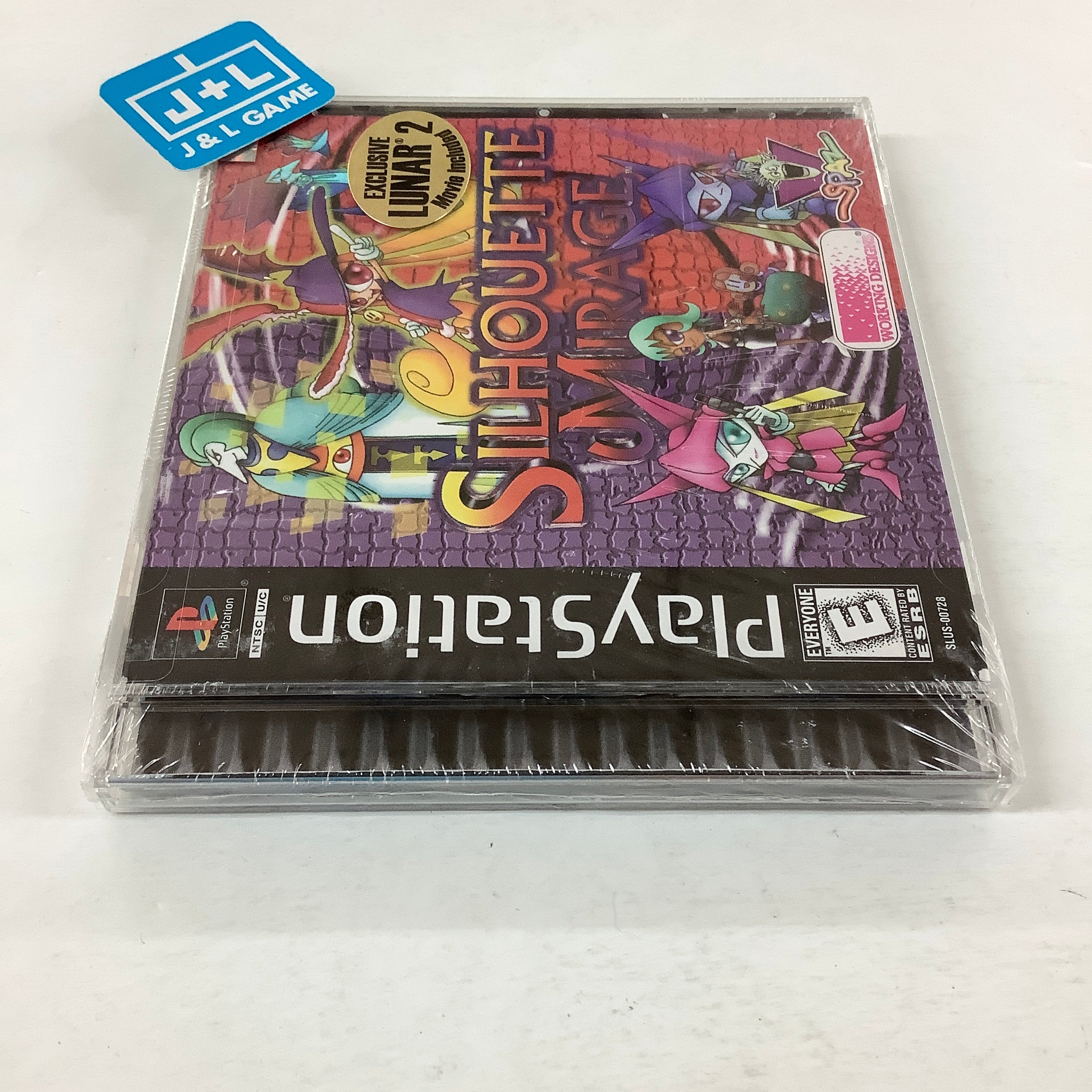 Silhouette Mirage PS1 PlayStation 1 J L Game
